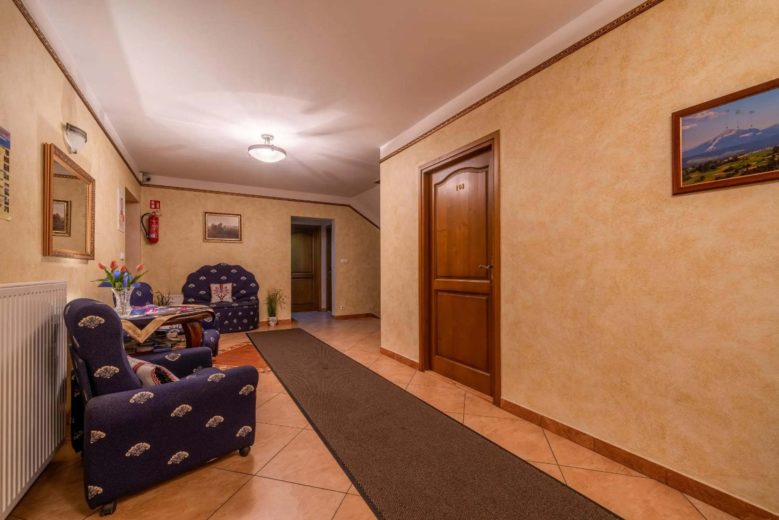 Seating area in Willa u Zwijaczy