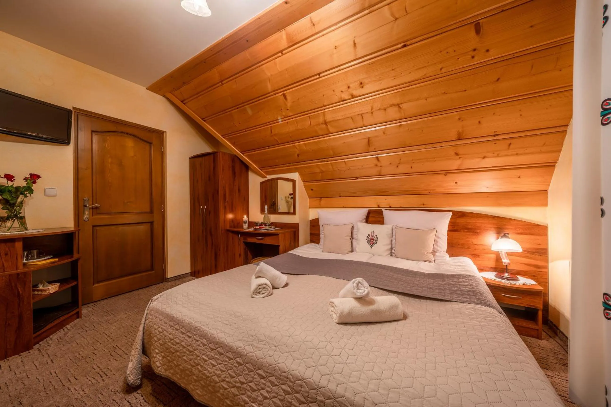 Photo of the whole room, Bed in Willa u Zwijaczy