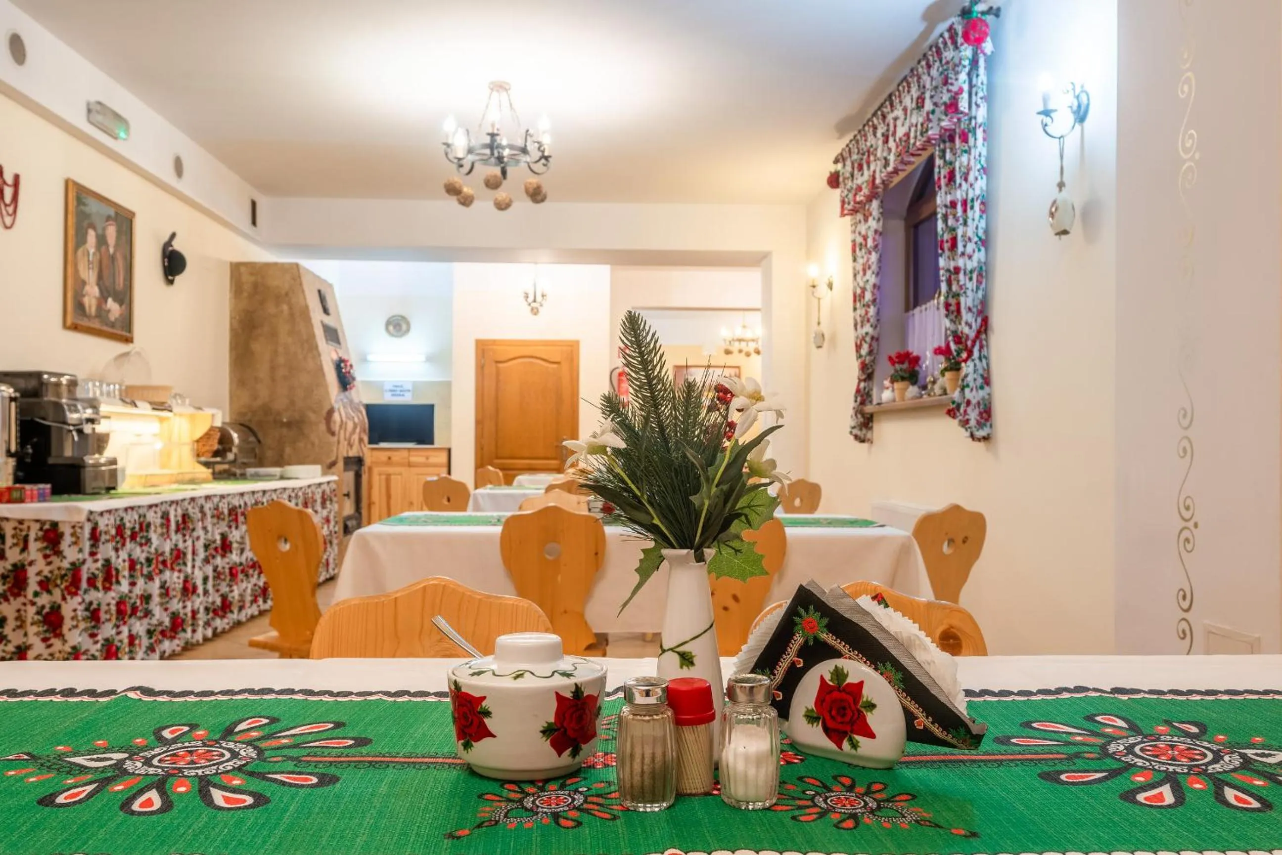 Dining area in Willa u Zwijaczy