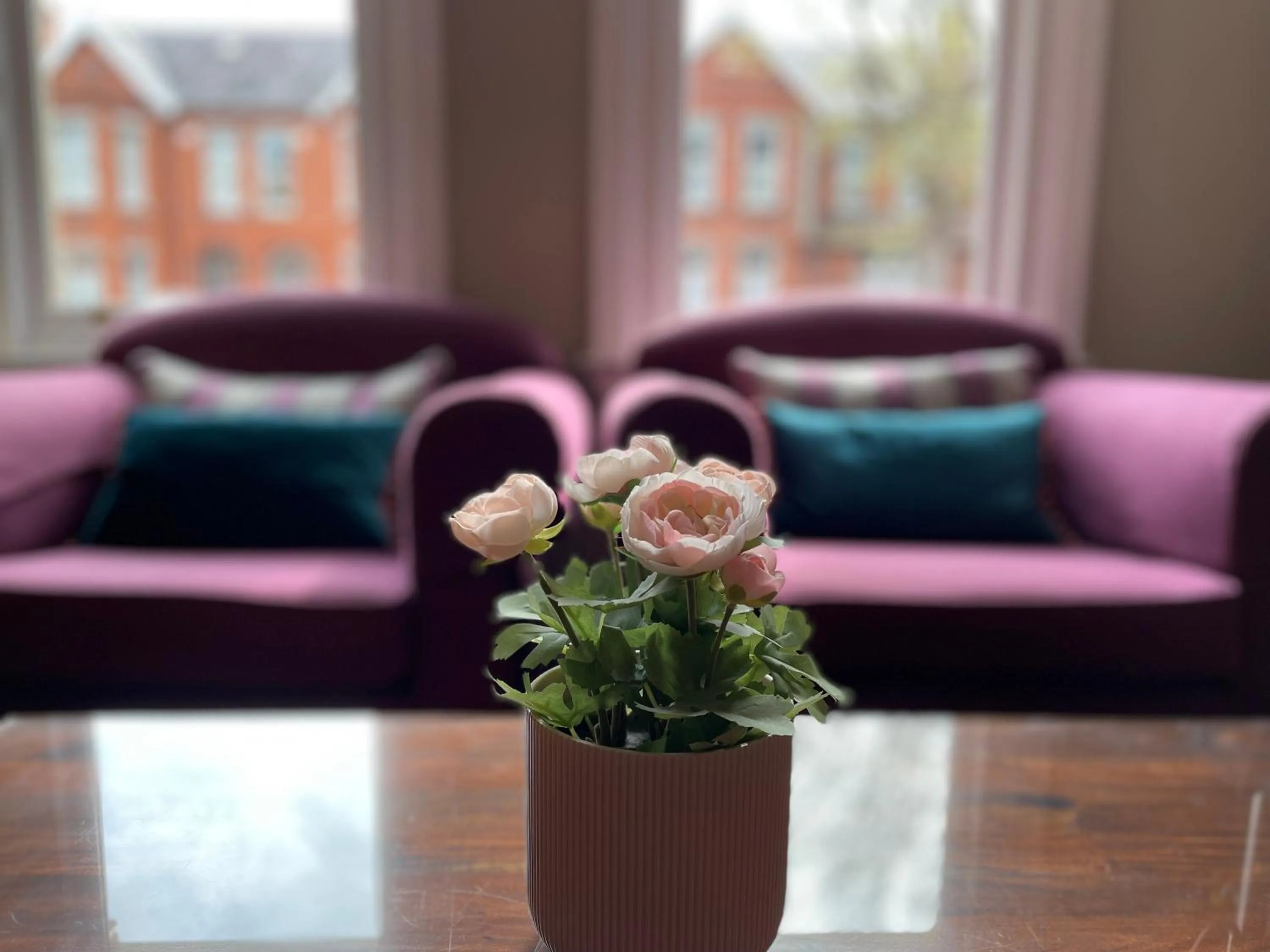 Seating area in Egans House