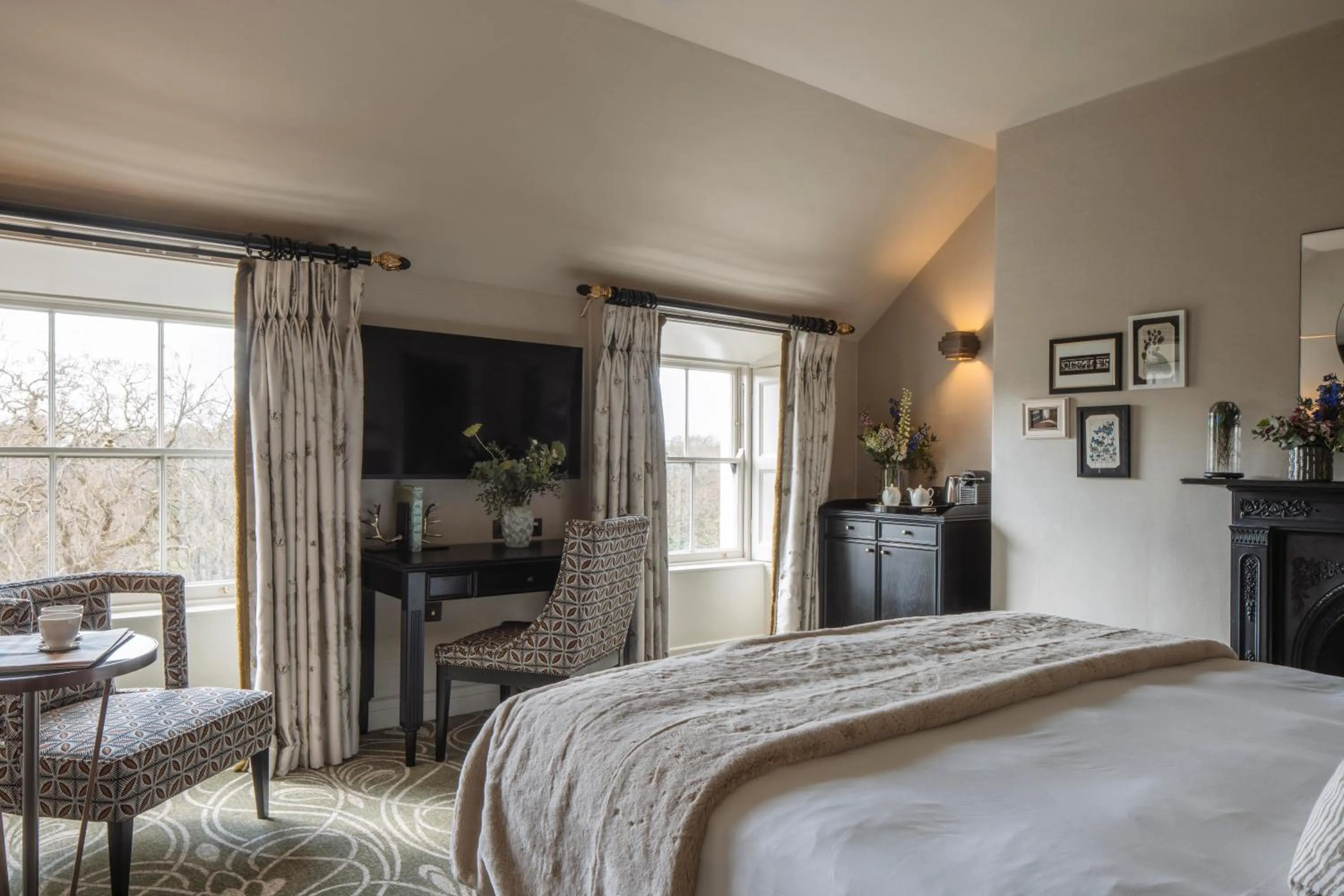 Bedroom, Bed in Townhouse on the Green