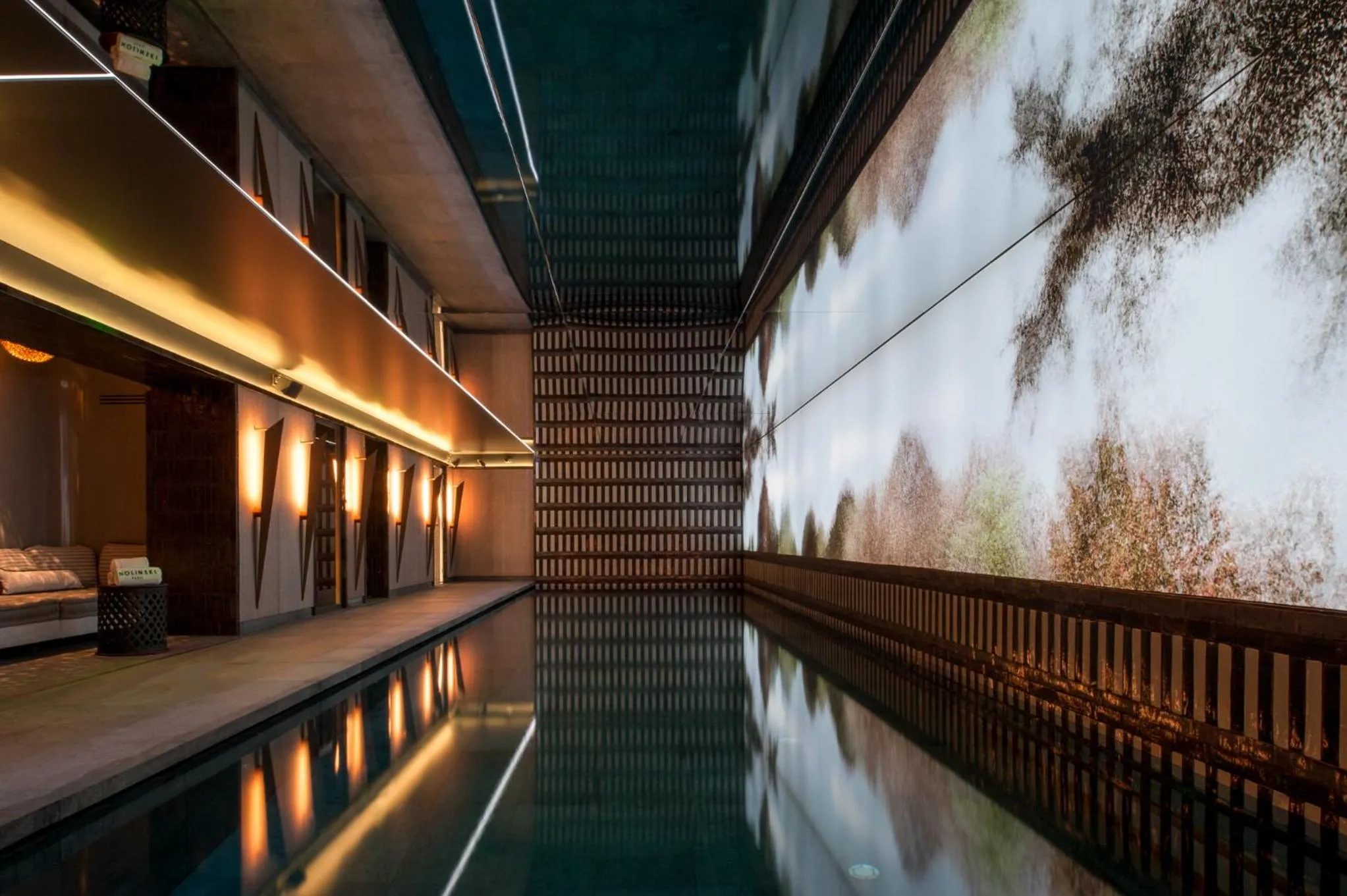 Swimming pool in Nolinski Paris - Evok Collection