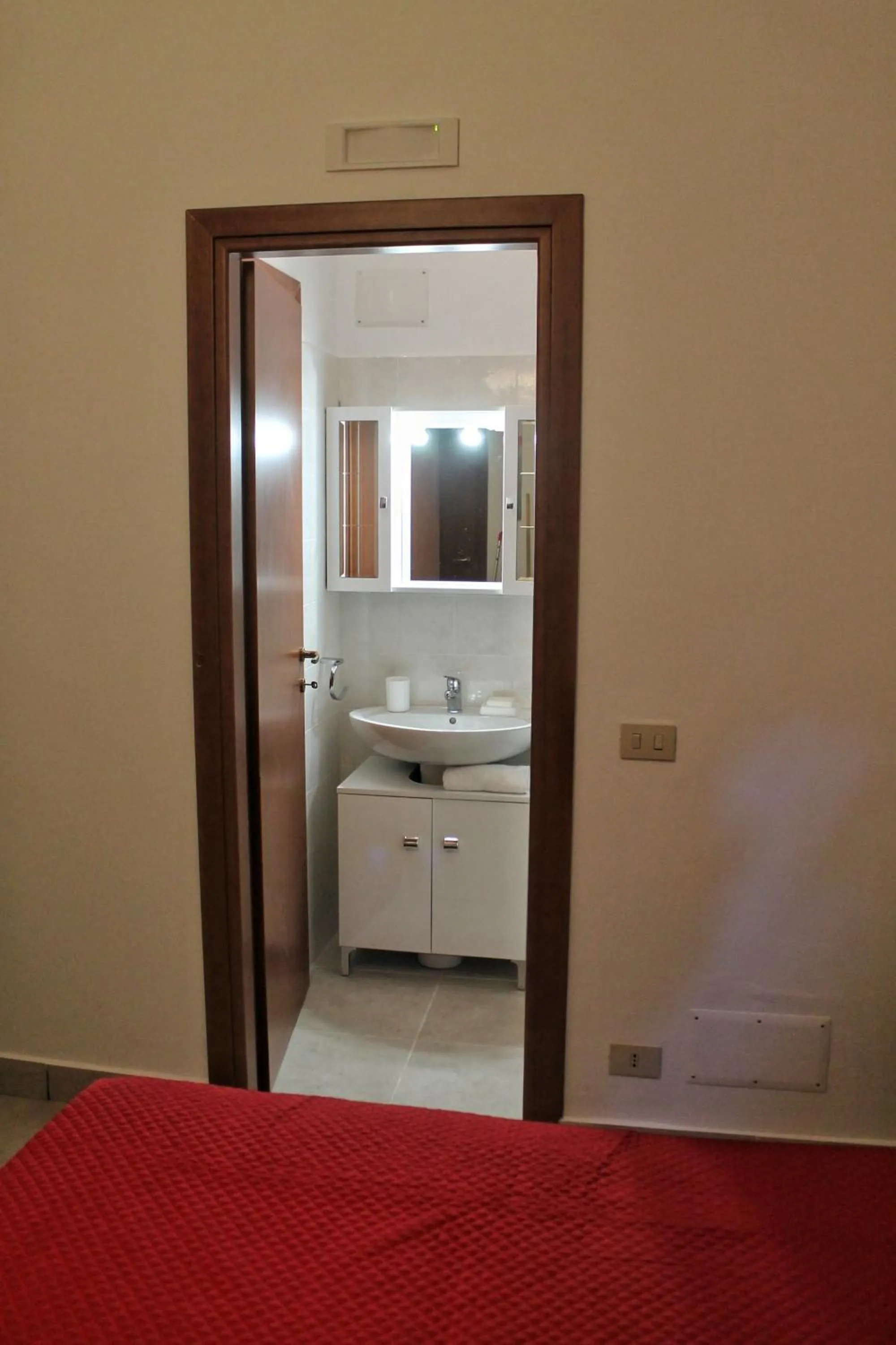 Bathroom, Bed in La Casetta
