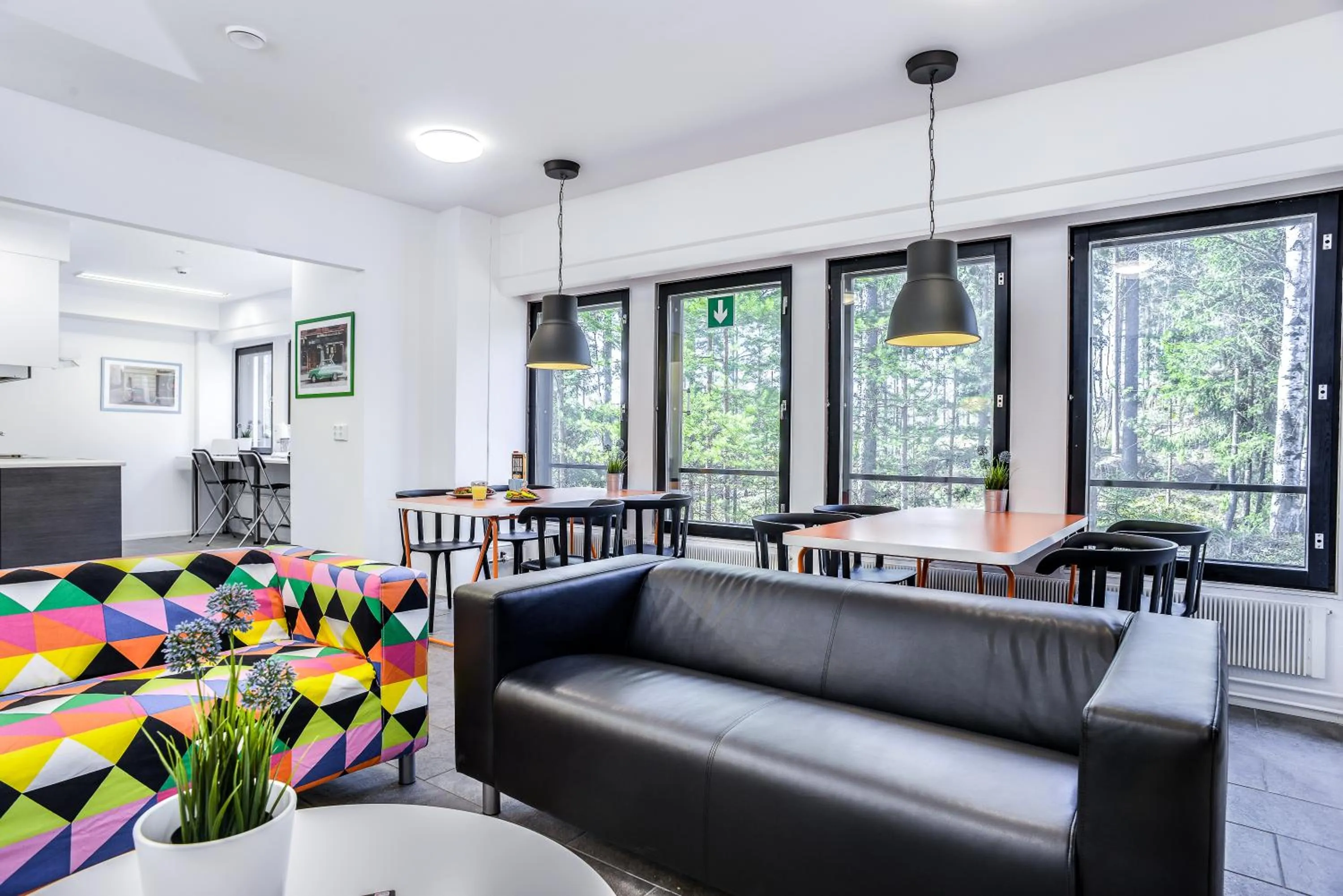 Communal lounge/ TV room in Forenom Hostel Vantaa Aviapolis