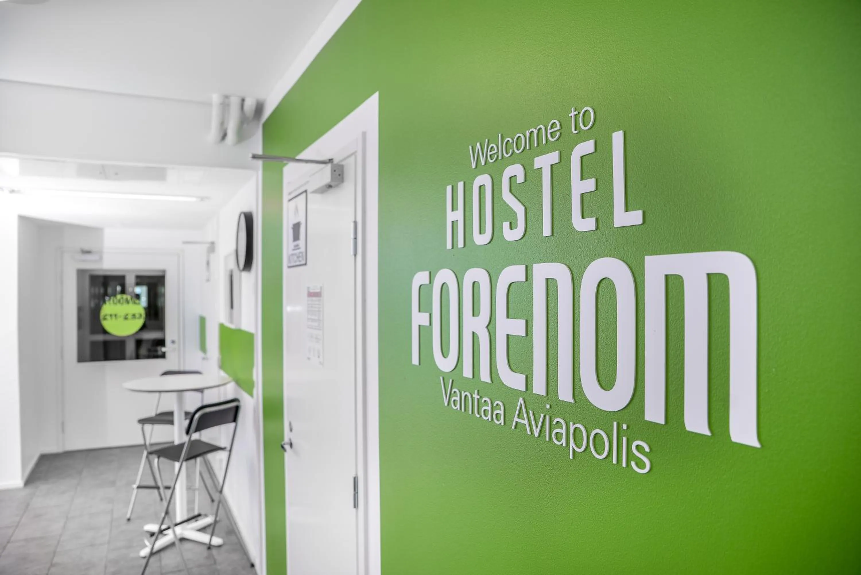 Property logo or sign in Forenom Hostel Vantaa Aviapolis