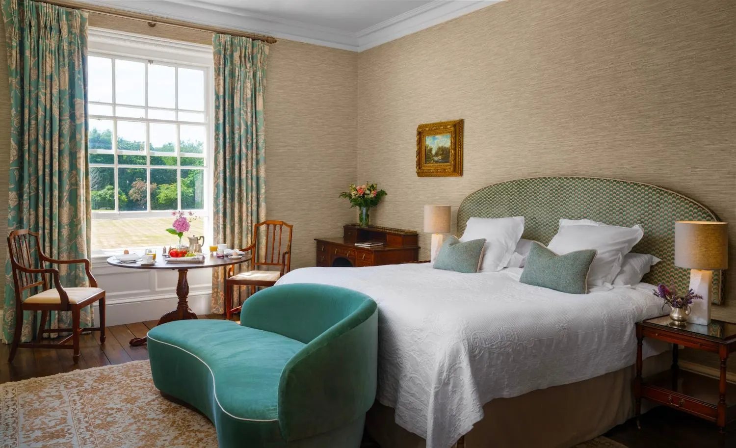 Bed in Dunbrody Country House Hotel