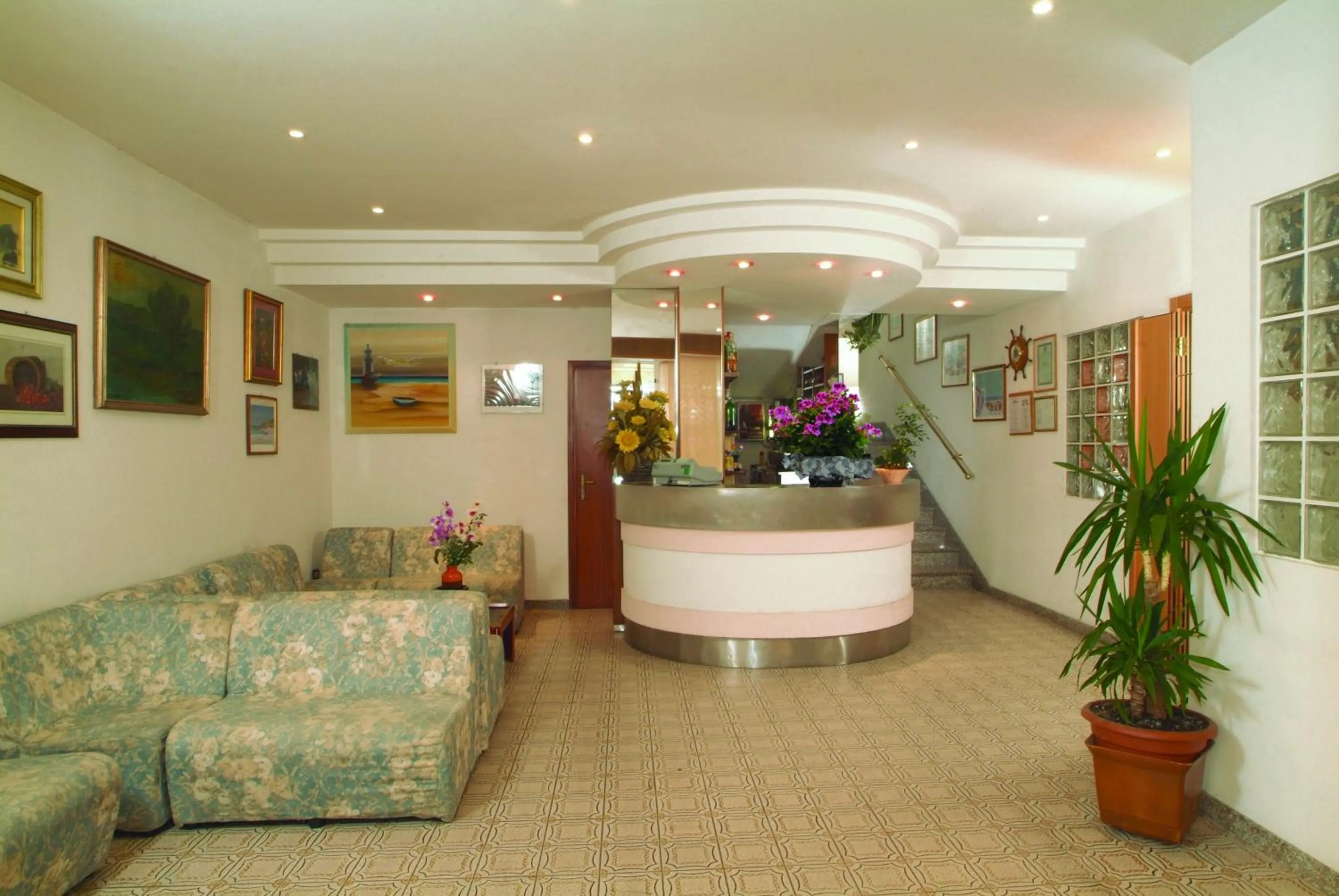 Lobby or reception in Hotel Tre Grazie