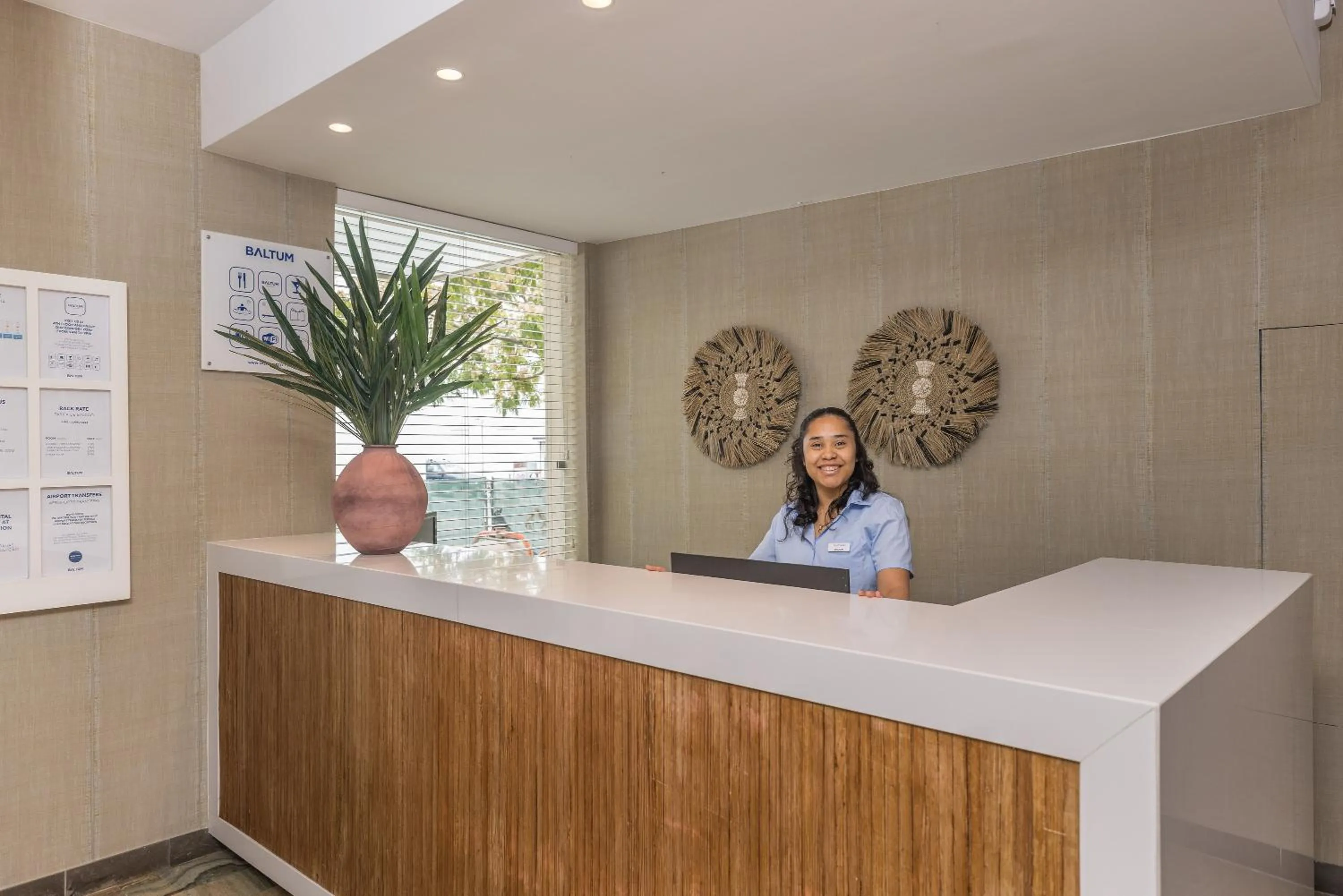 Lobby or reception in Hotel Baltum