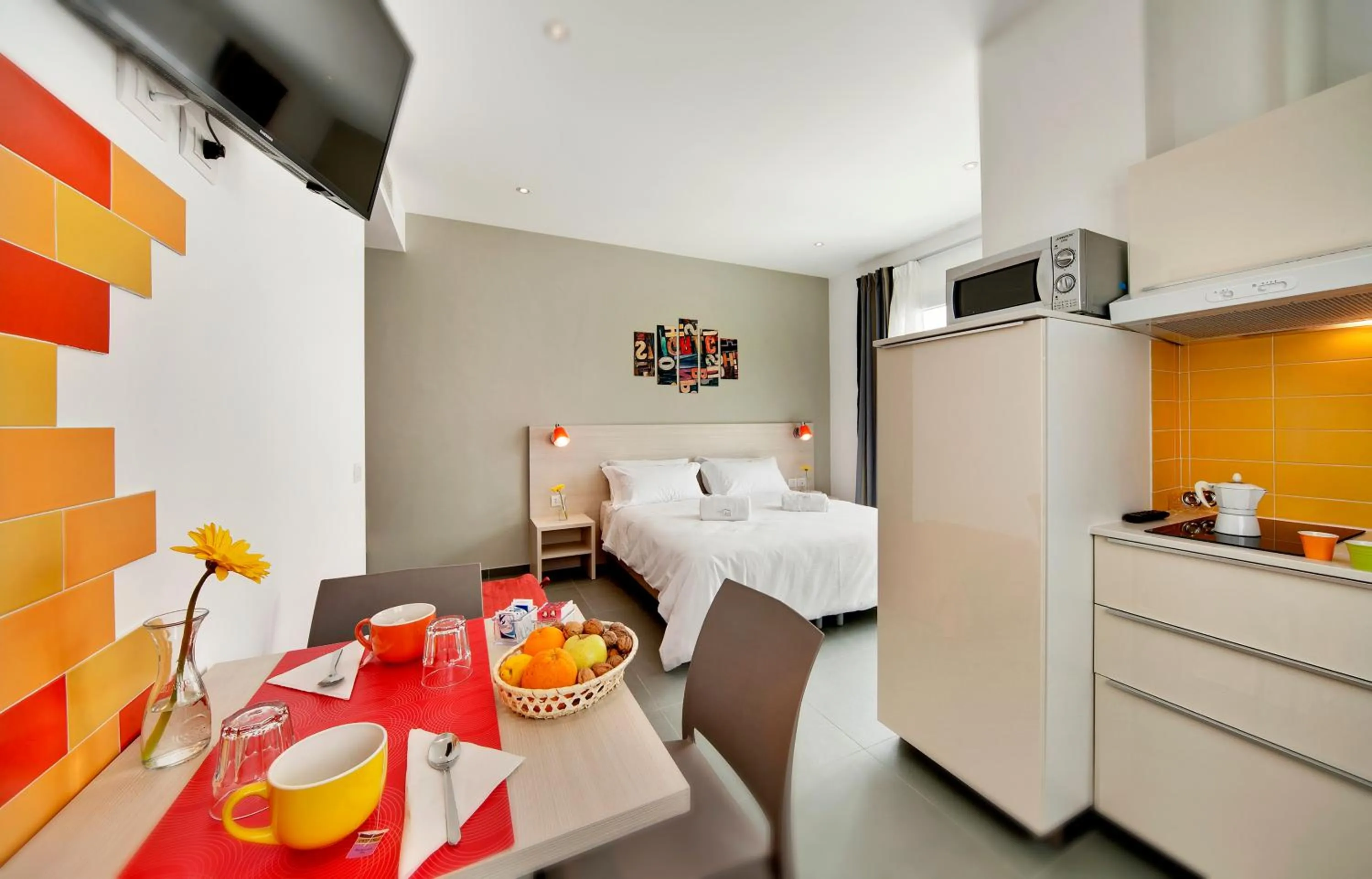 Photo of the whole room, Bed in Residence Dei Viali