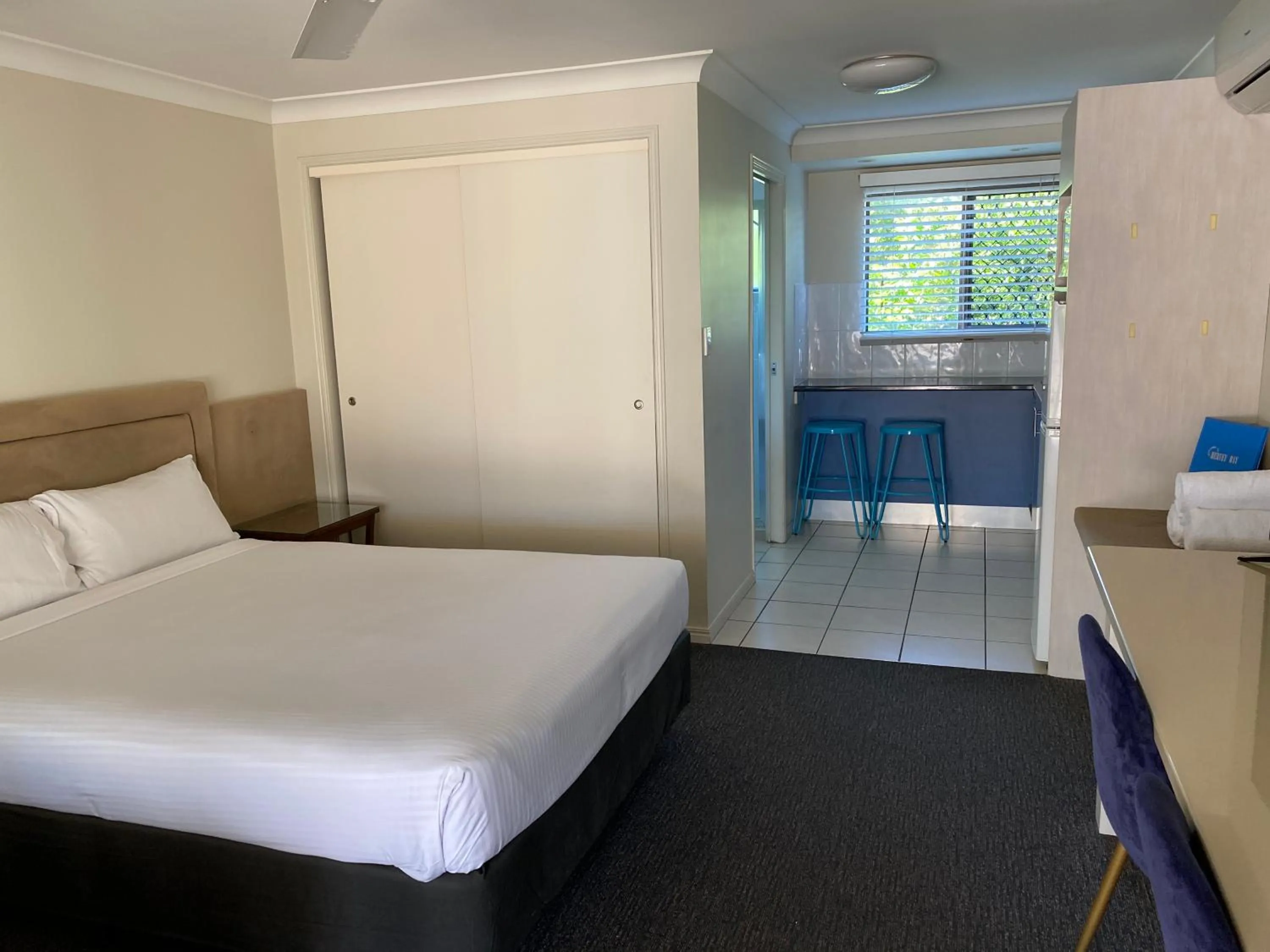 Bed in Hervey Bay Motel