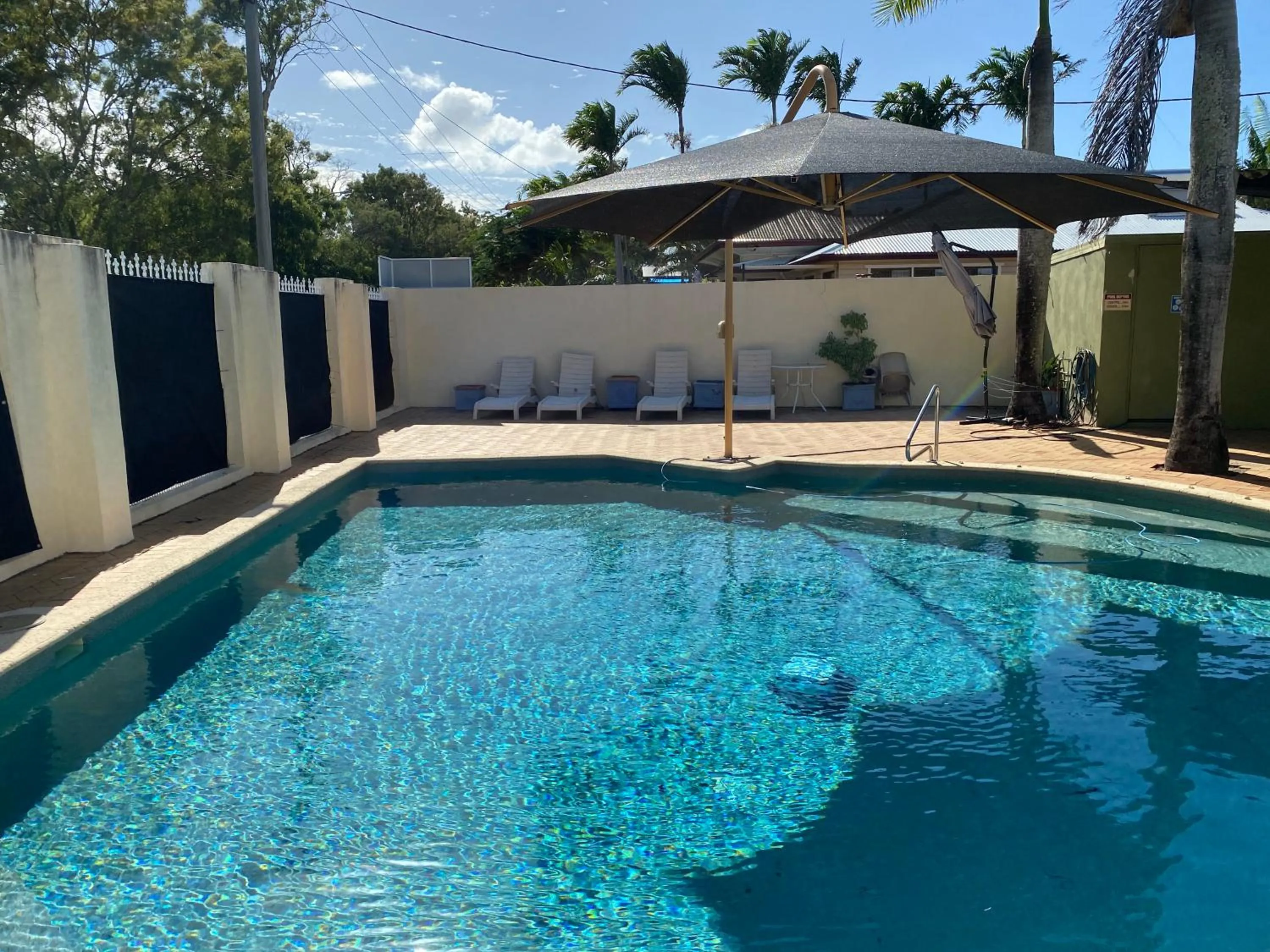 Pool view in Hervey Bay Motel