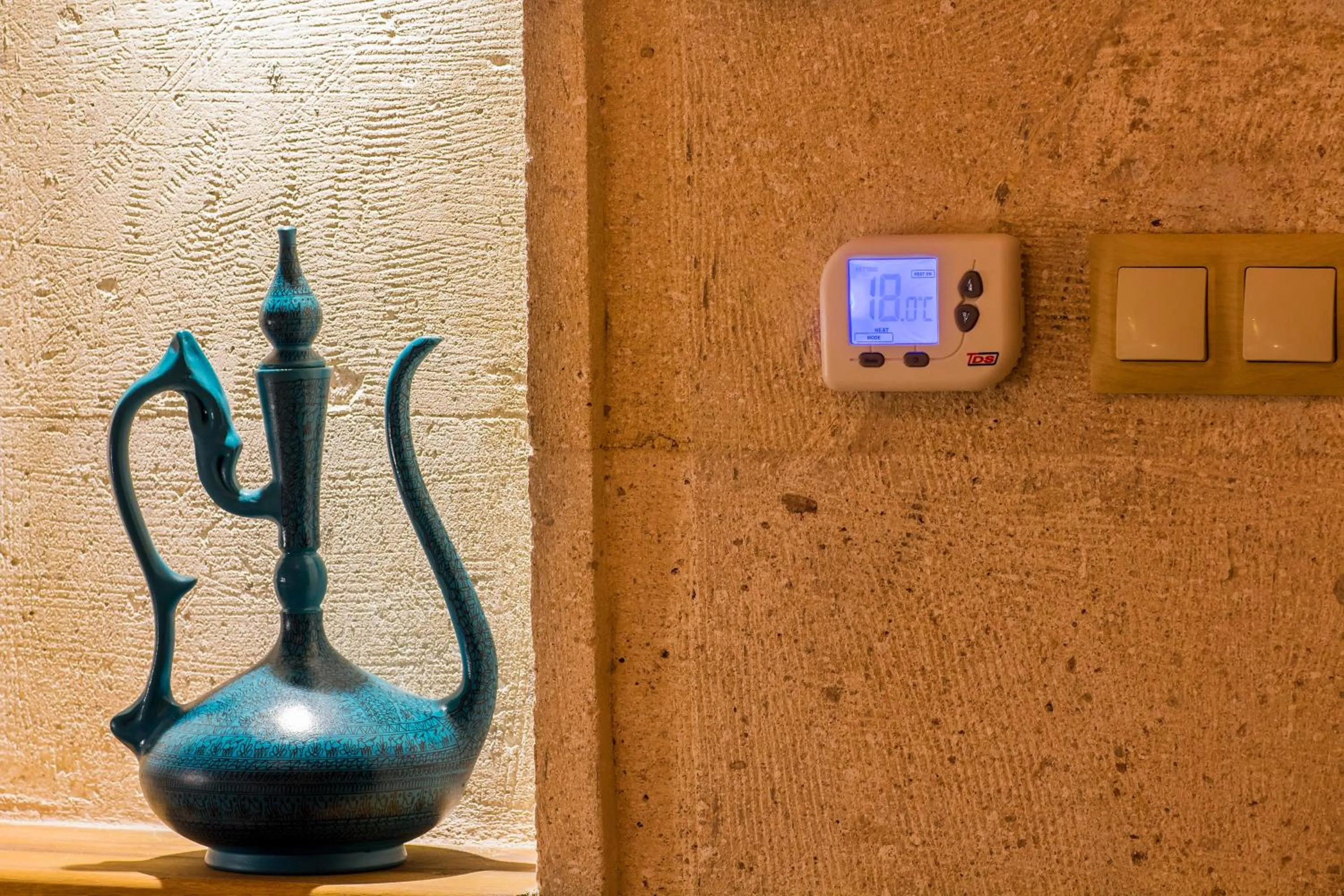 Decorative detail in Caldera Cave Hotel