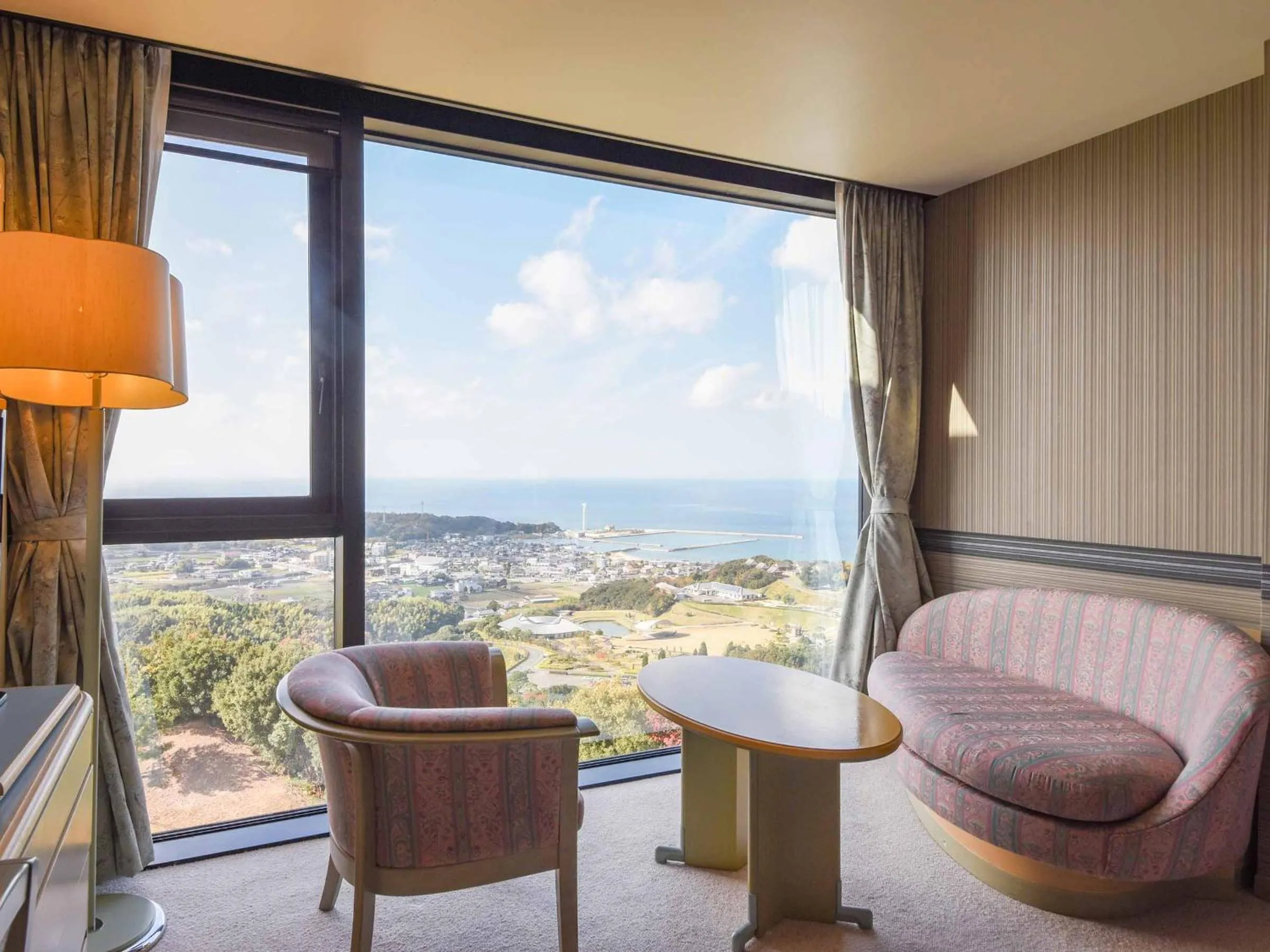 View (from property/room), Seating Area in Spring Golf and Art Resort Awaji