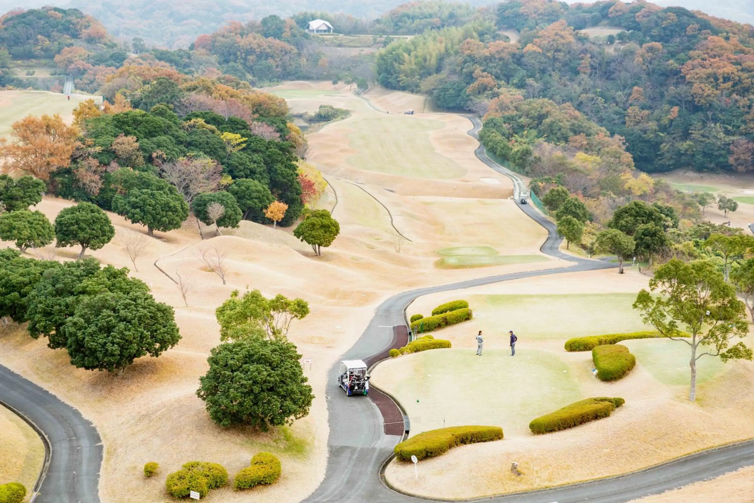 Golfcourse, Bird's-eye View in Spring Golf and Art Resort Awaji