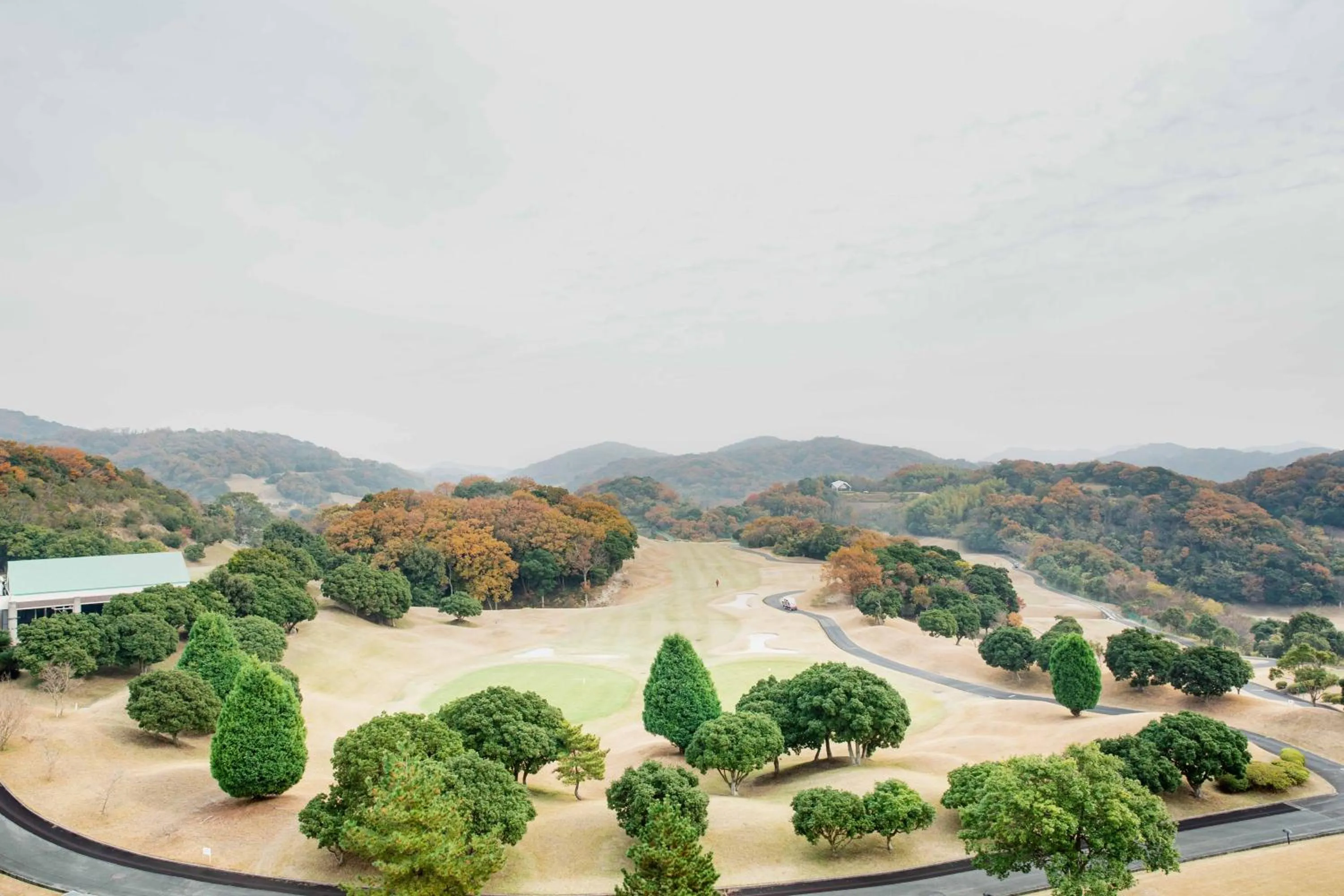 Golfcourse, Bird's-eye View in Spring Golf and Art Resort Awaji