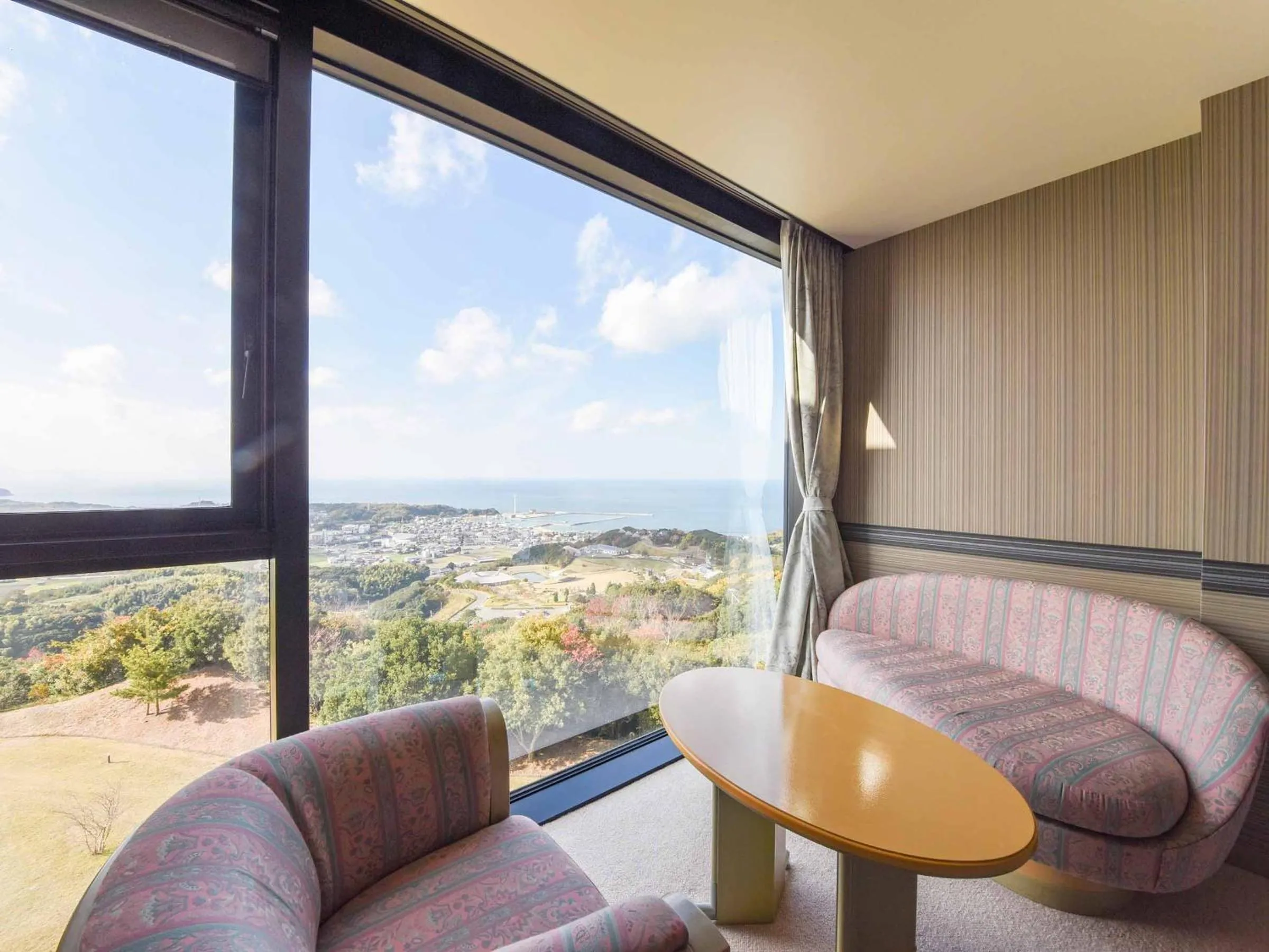 View (from property/room), Seating Area in Spring Golf and Art Resort Awaji