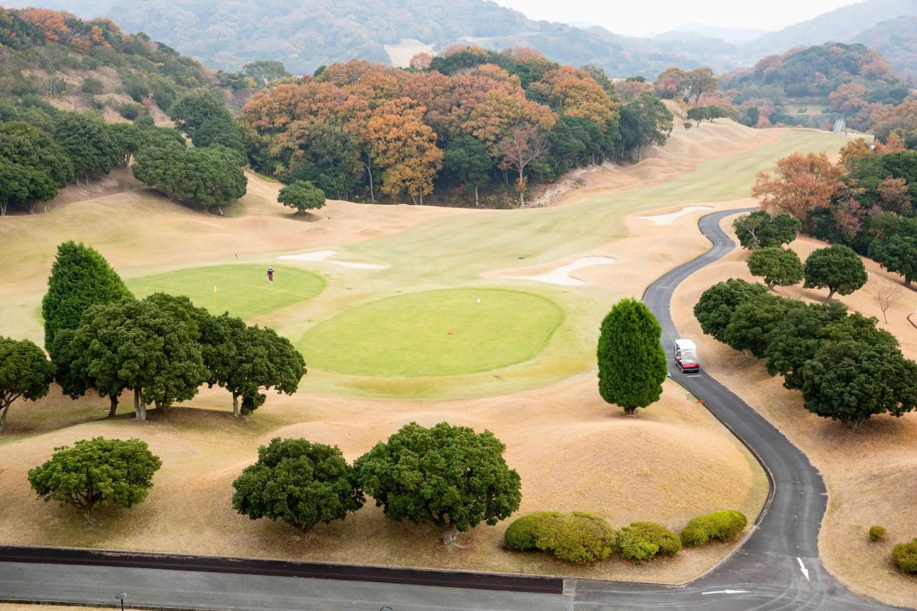 Golfcourse, Bird's-eye View in Spring Golf and Art Resort Awaji