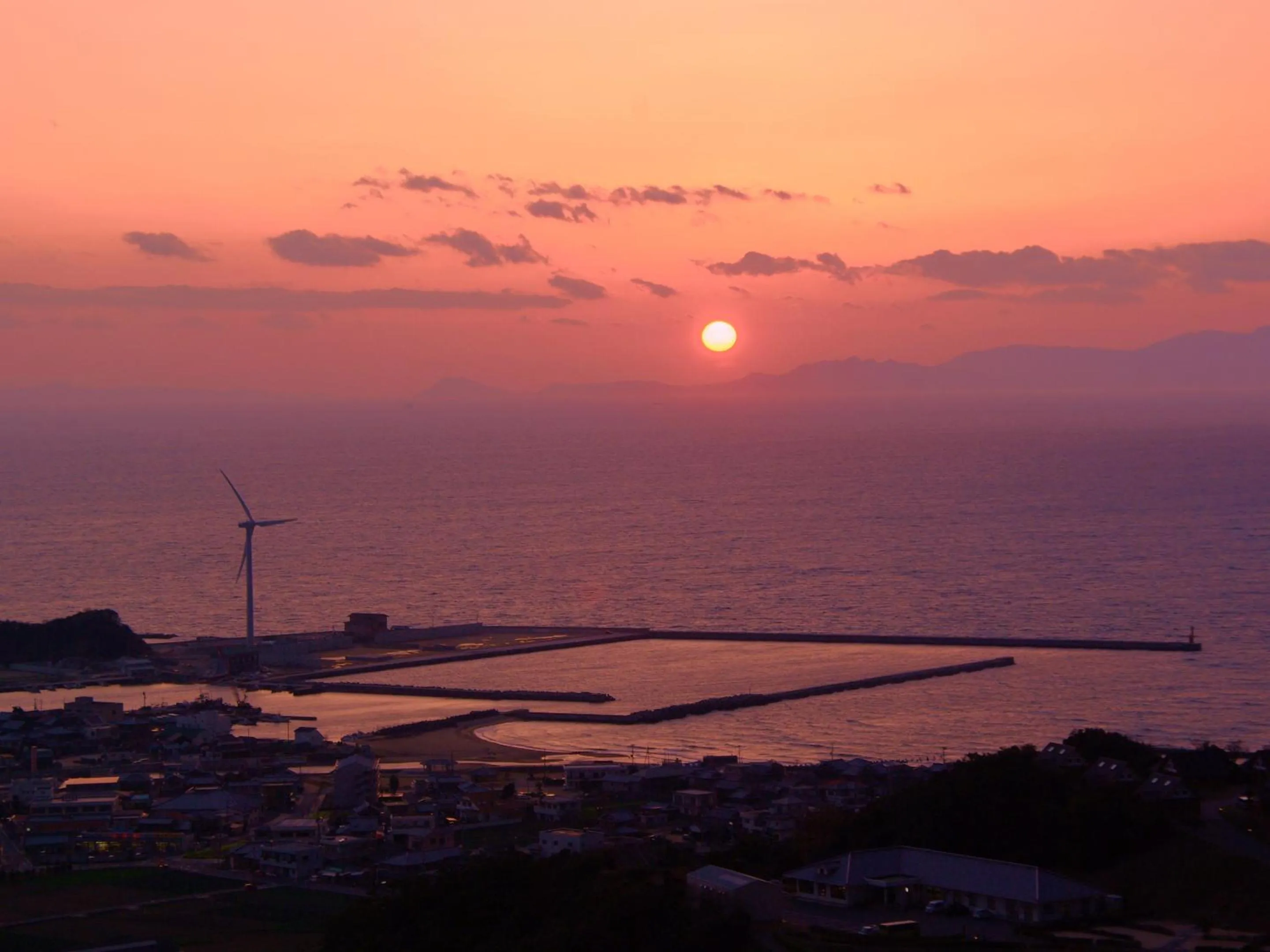 Sunset, Natural Landscape in Spring Golf and Art Resort Awaji