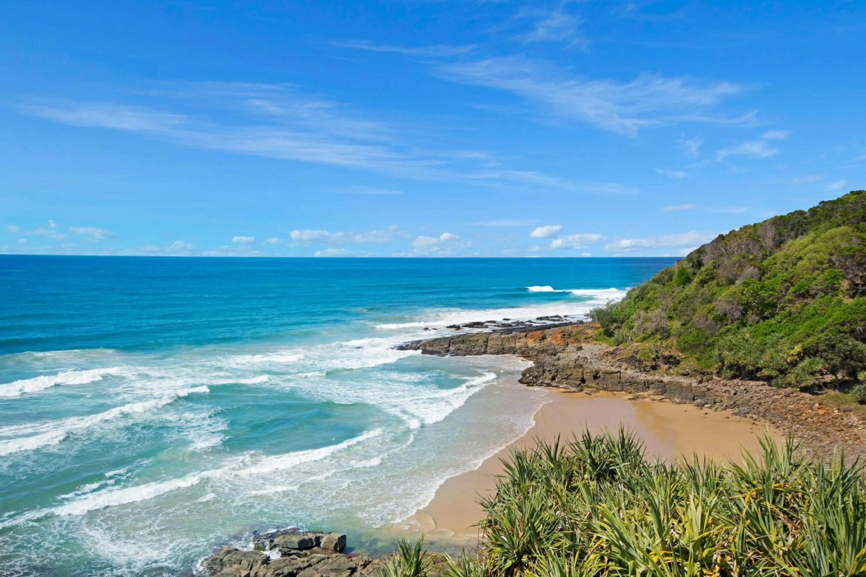 Fishing in Pandanus Coolum Beach