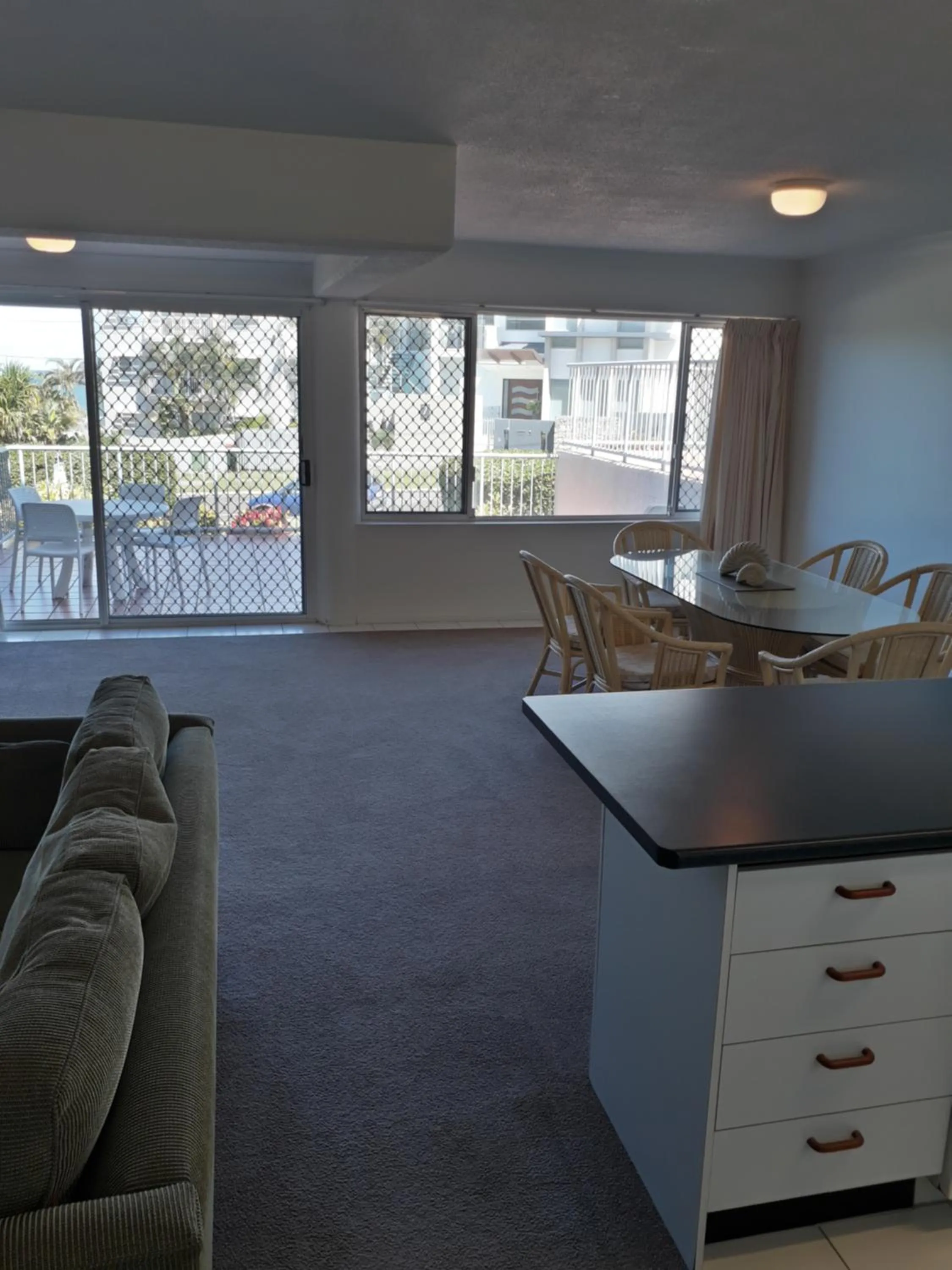 Living room in Pandanus Coolum Beach