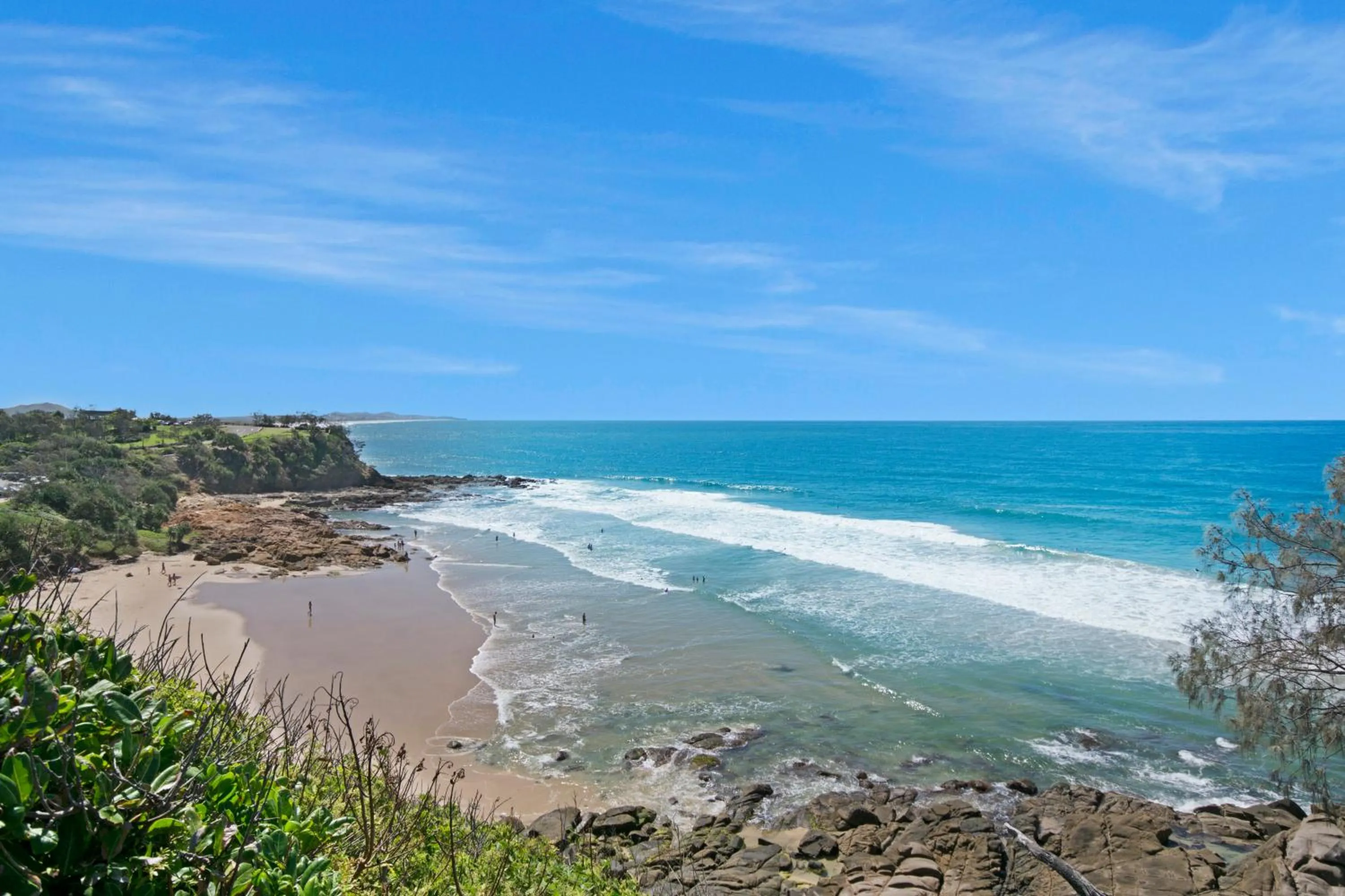 Natural landscape in Pandanus Coolum Beach