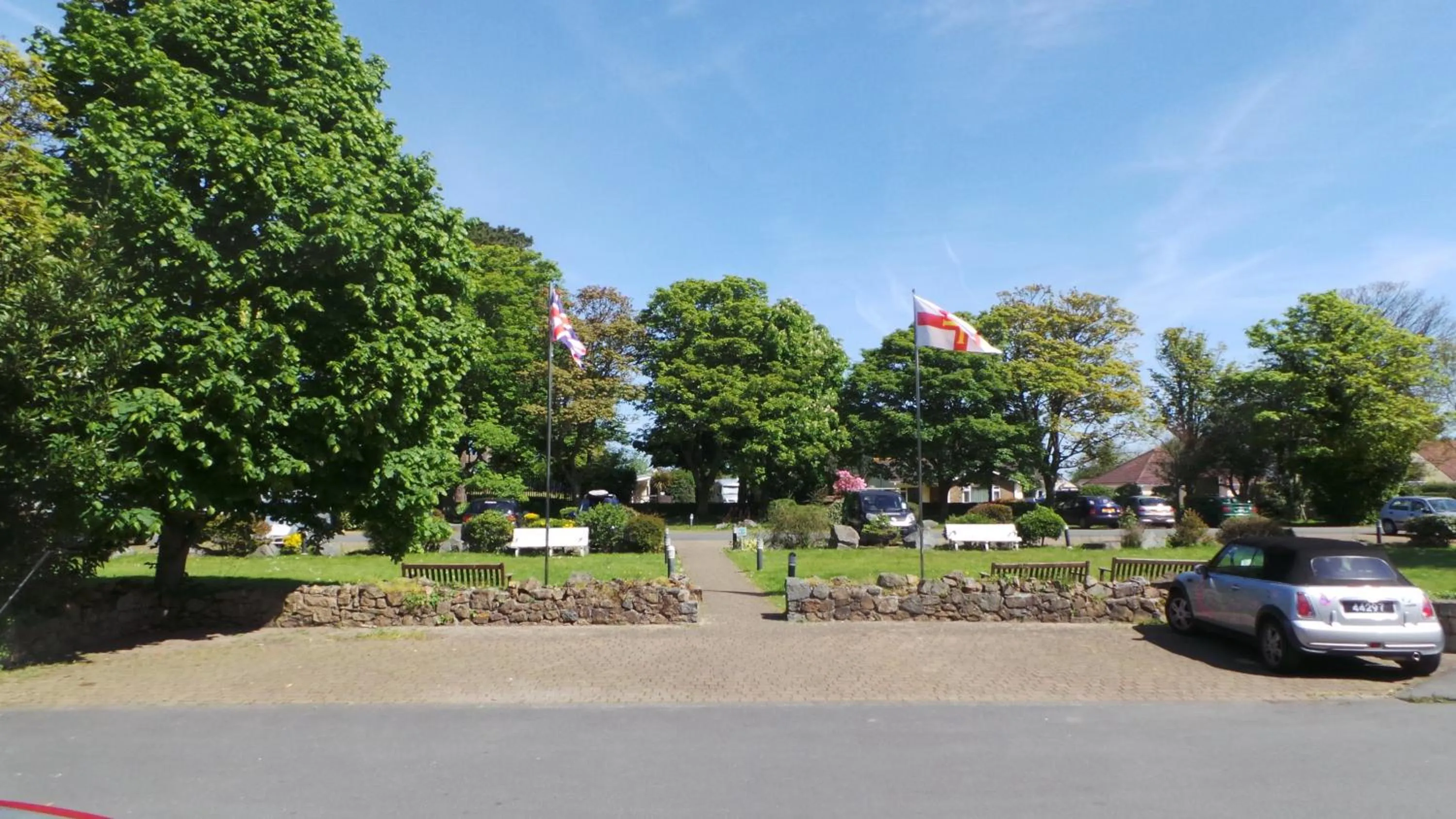 Garden in La Trelade Hotel