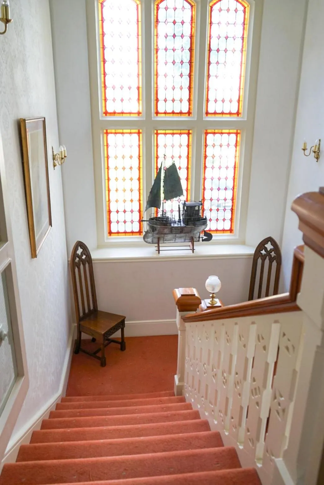 Decorative detail in Penmorvah Manor Hotel