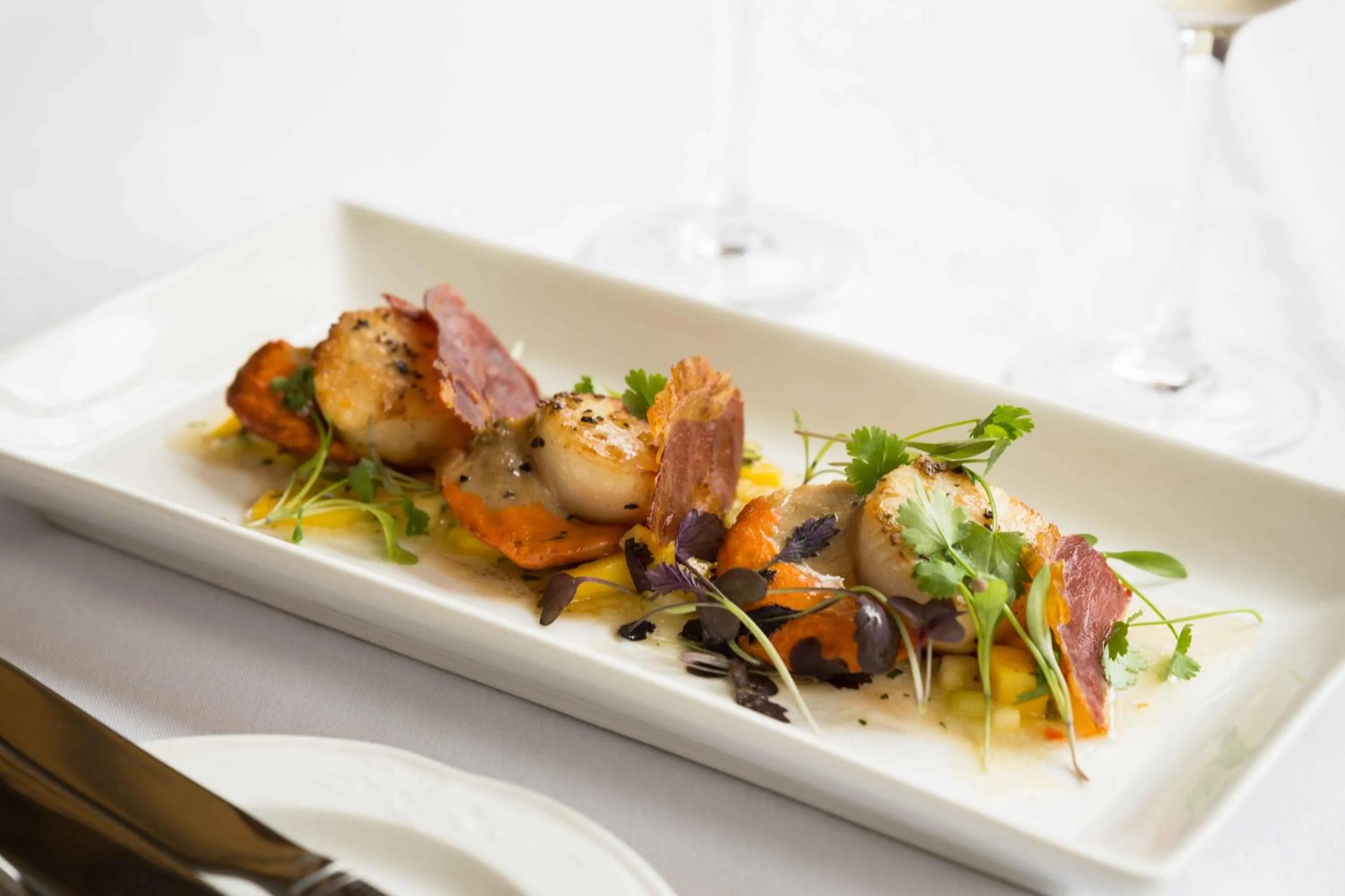 Food close-up in Penmorvah Manor Hotel