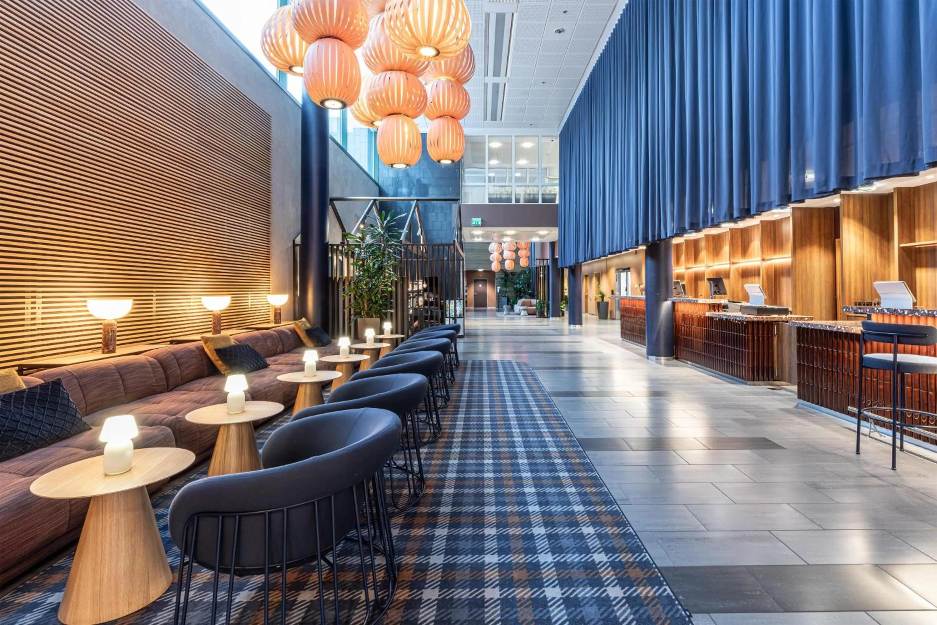 Lobby or reception in Scandic Oulu City