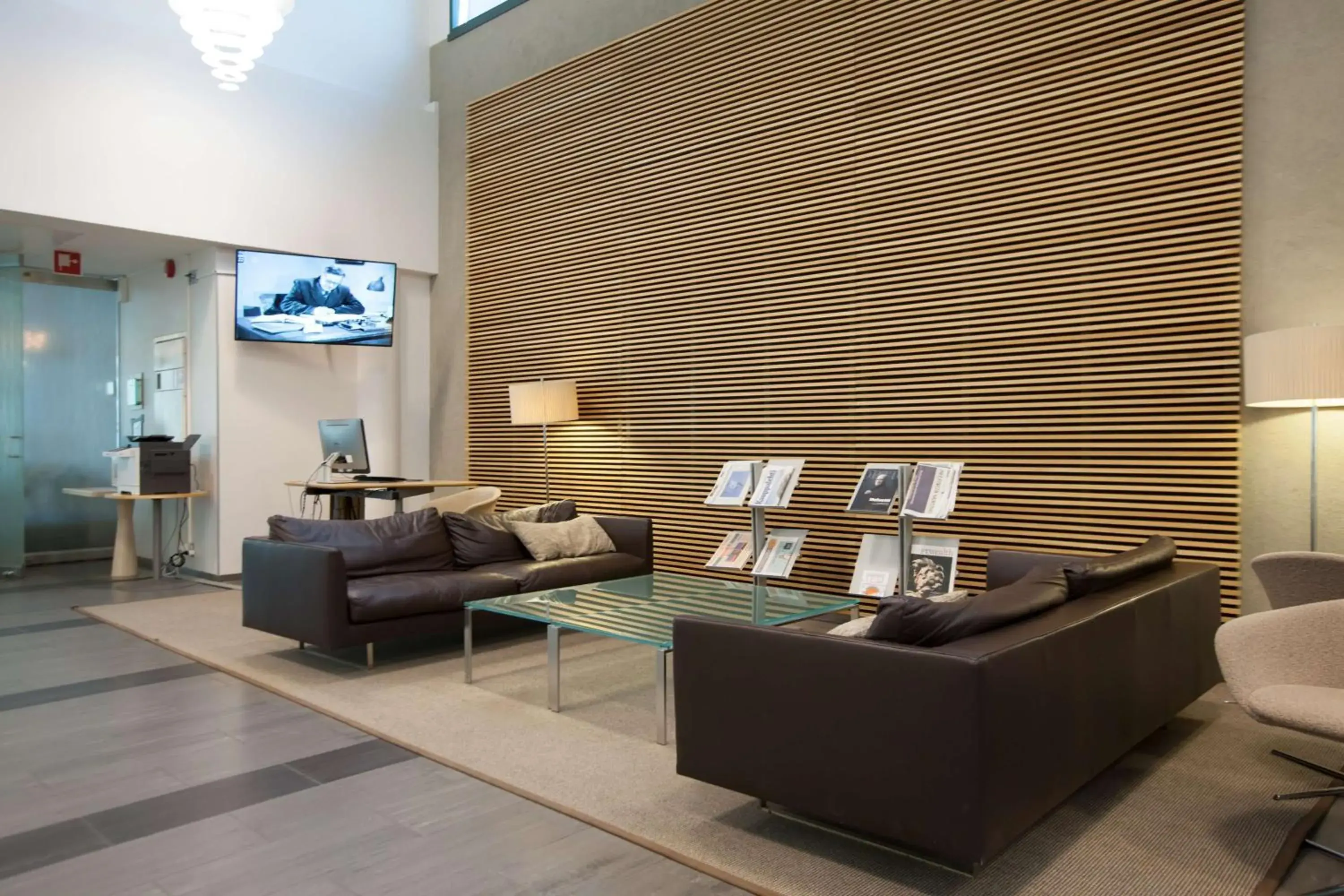 Lobby or reception in Scandic Oulu City Lobby or reception in Scandic Oulu City