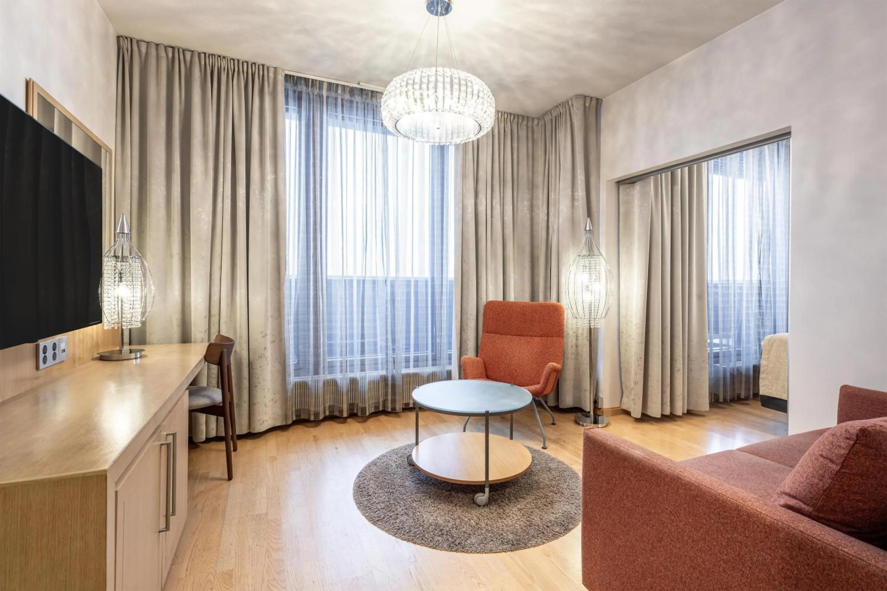 Bedroom in Scandic Oulu City