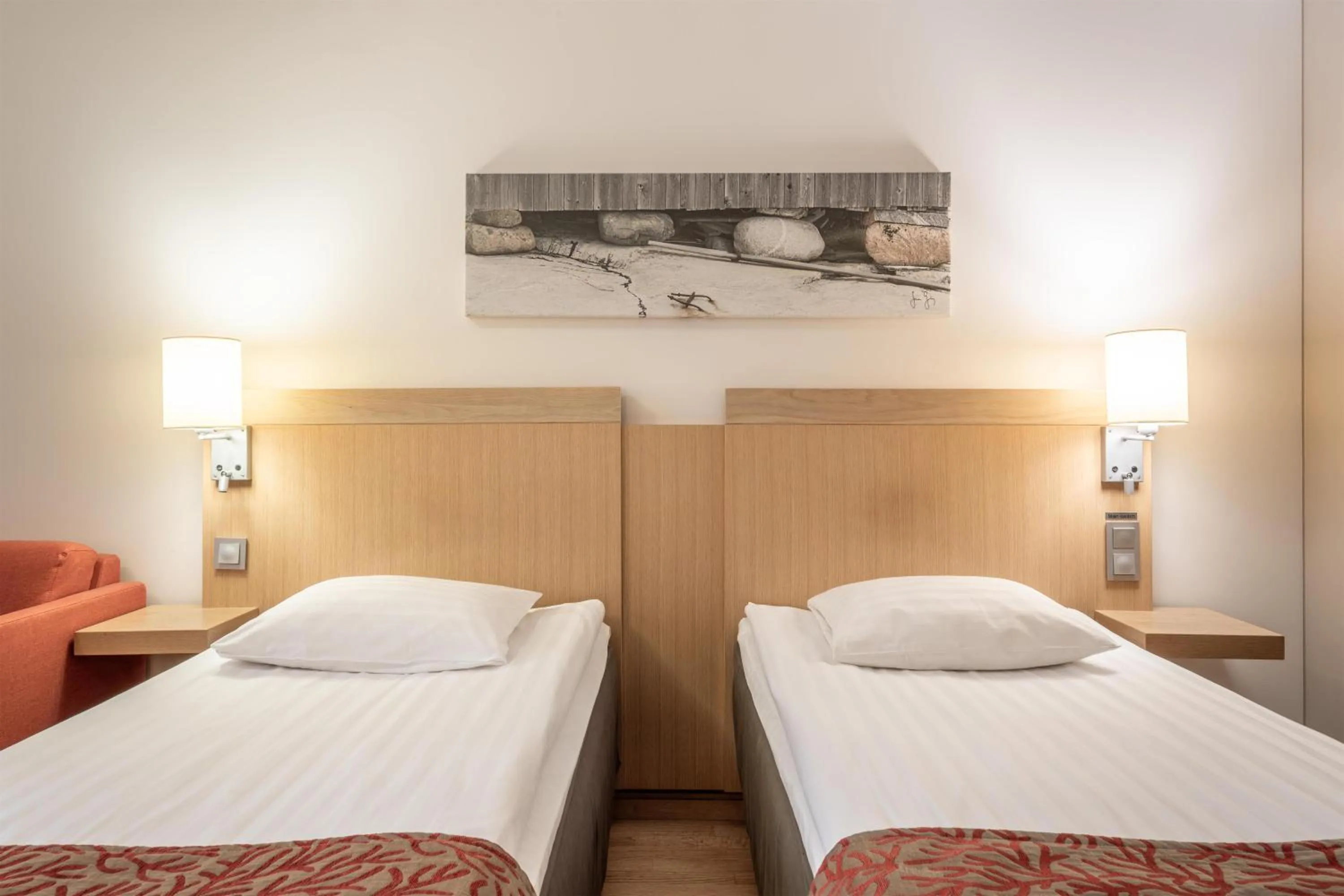 Bedroom, Bed in Scandic Oulu City