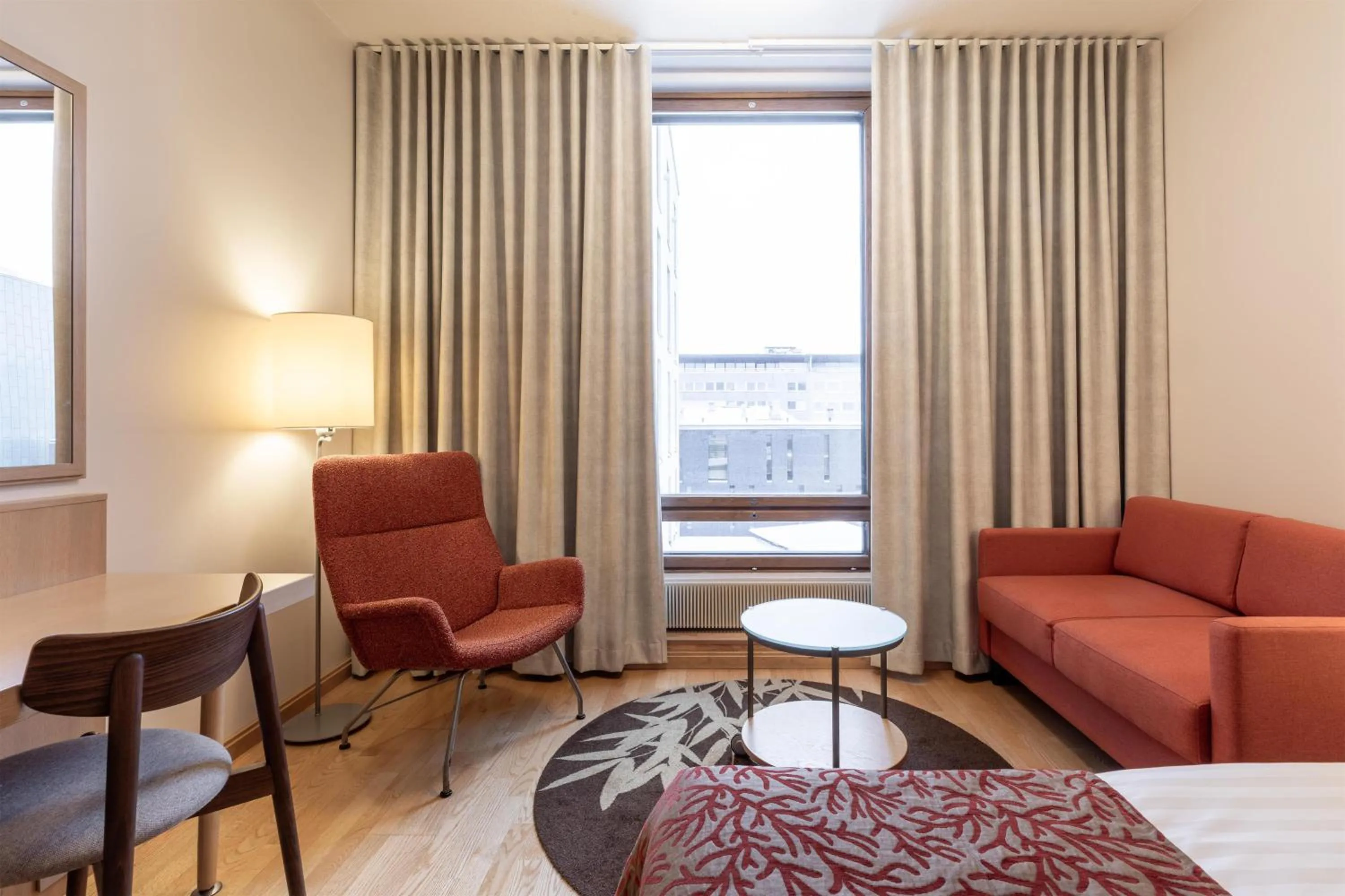 Bedroom in Scandic Oulu City