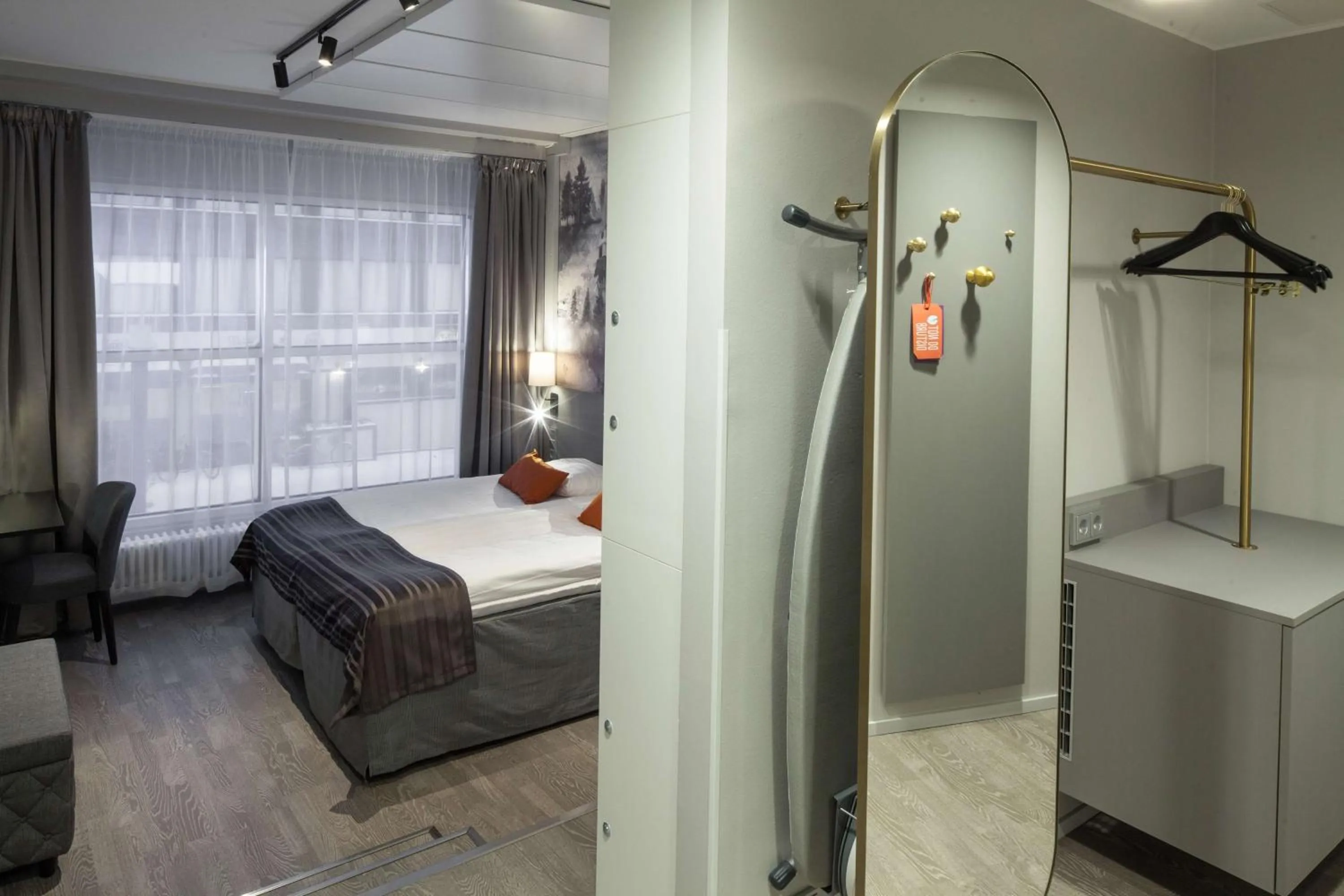 Bedroom, Bed in Scandic Rovaniemi City