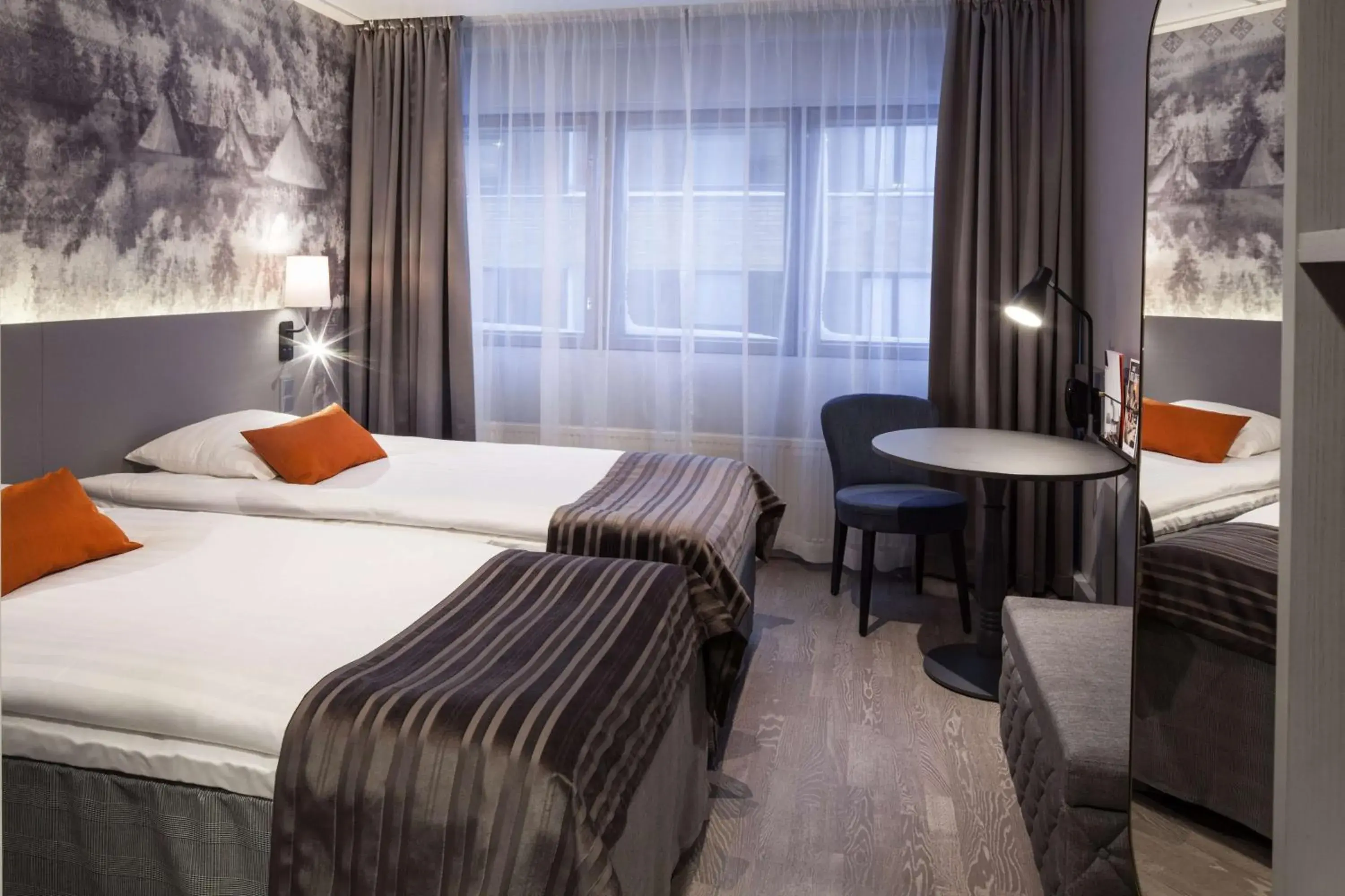 Bedroom, Bed in Scandic Rovaniemi City Bedroom, Bed in Scandic Rovaniemi City