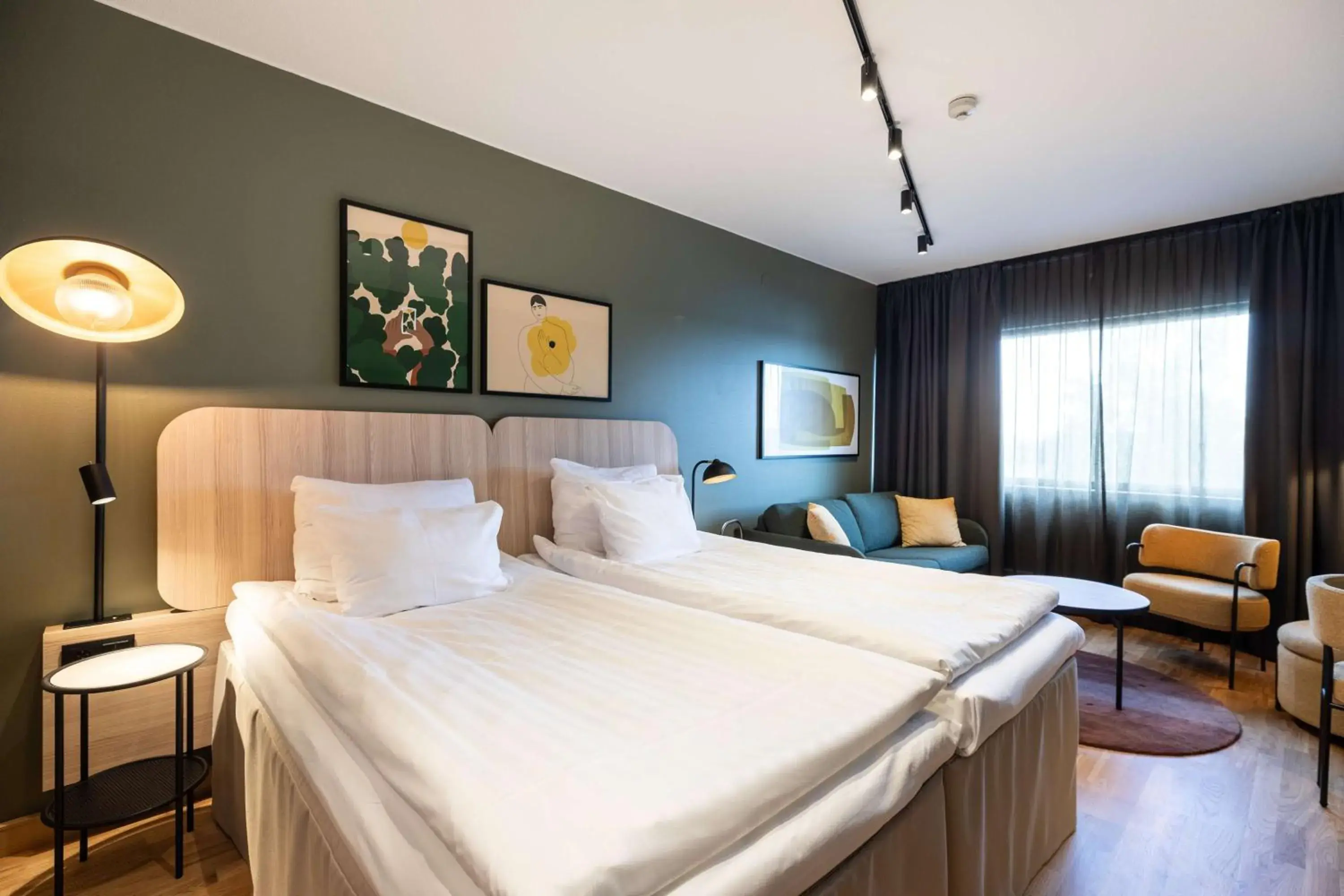 Bedroom, Bed in Scandic Kuopio Bedroom, Bed in Scandic Kuopio