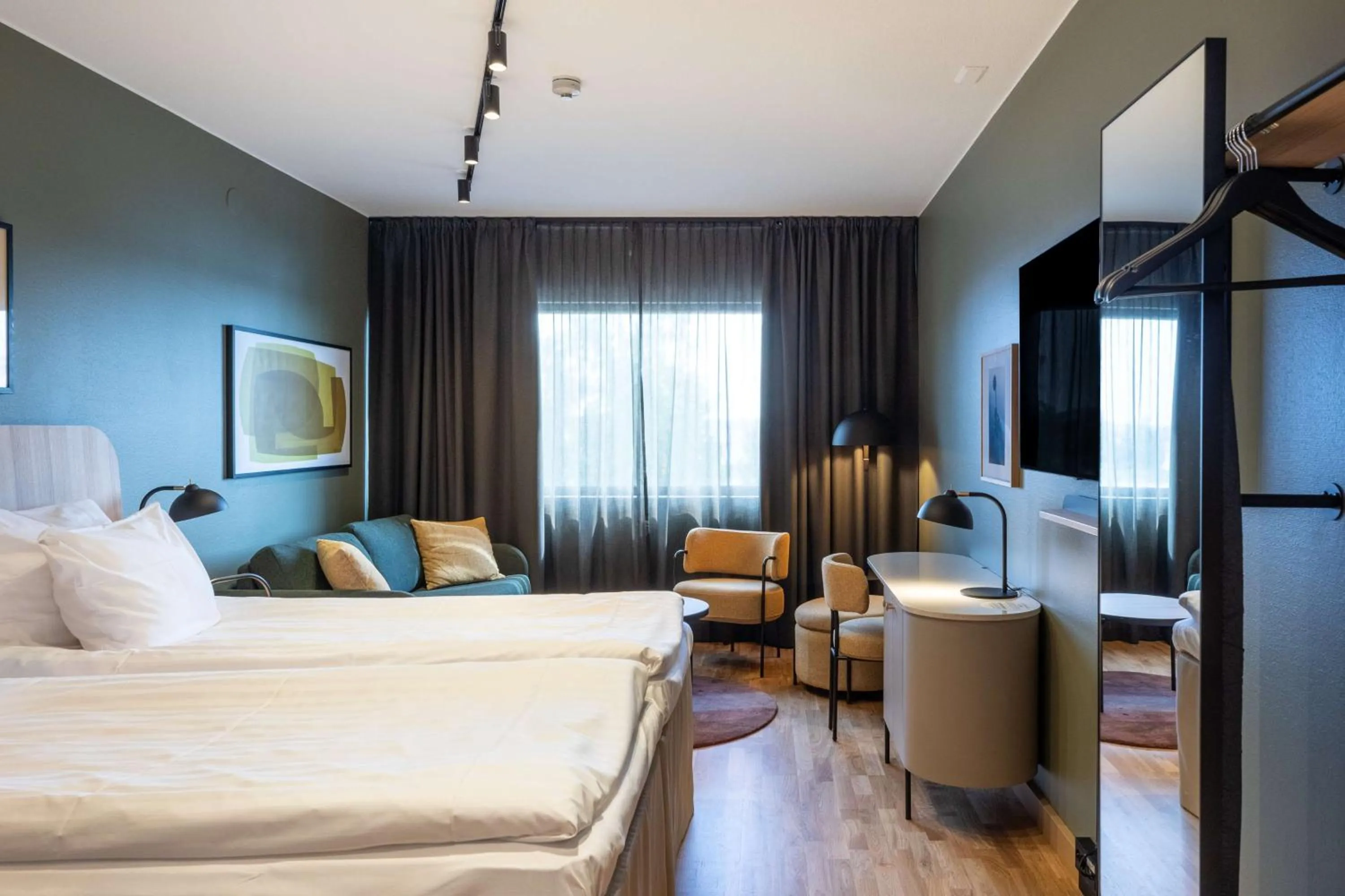 Bedroom, Bed in Scandic Kuopio