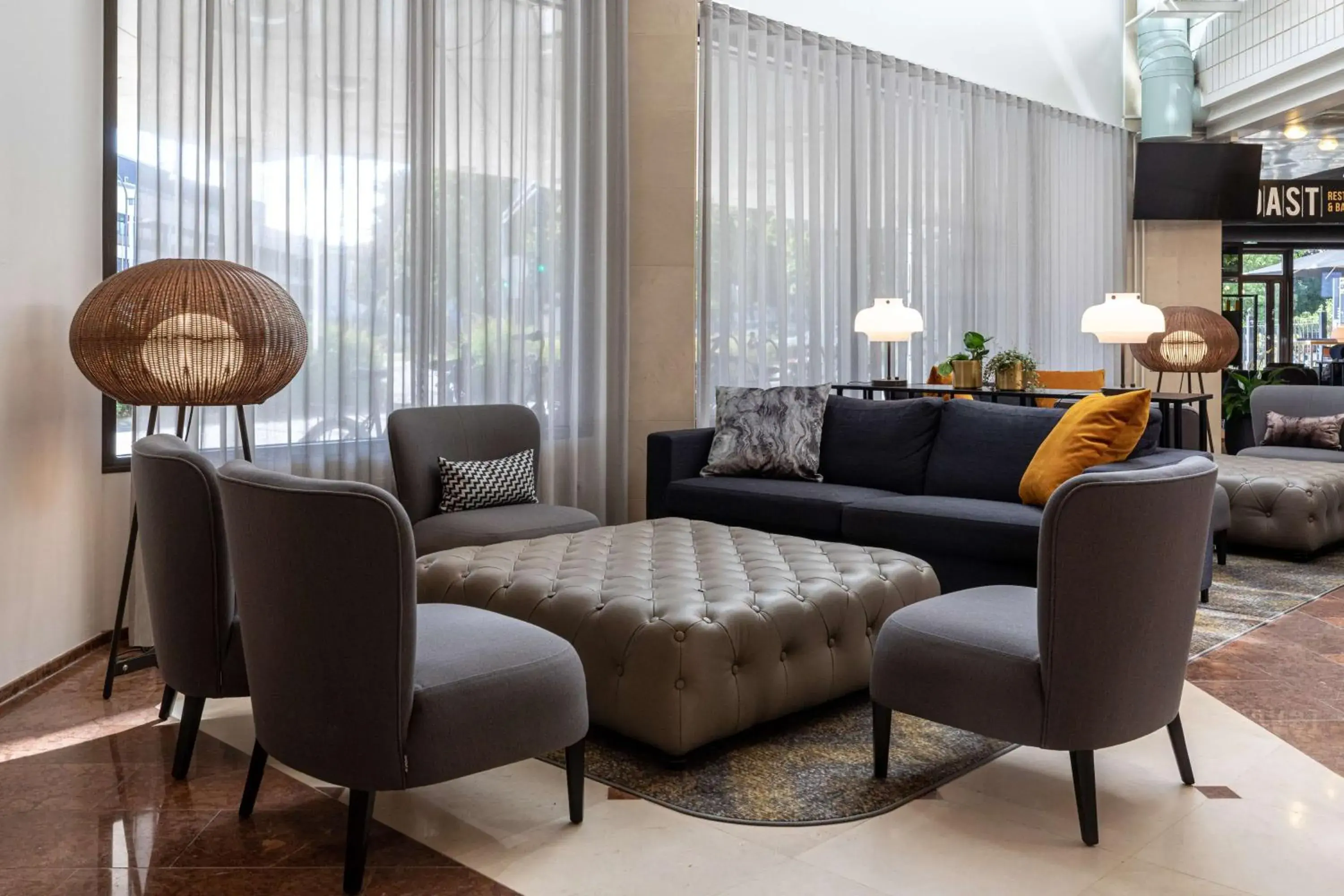 Lobby or reception in Scandic Jyväskylä Station Lobby or reception in Scandic Jyväskylä Station