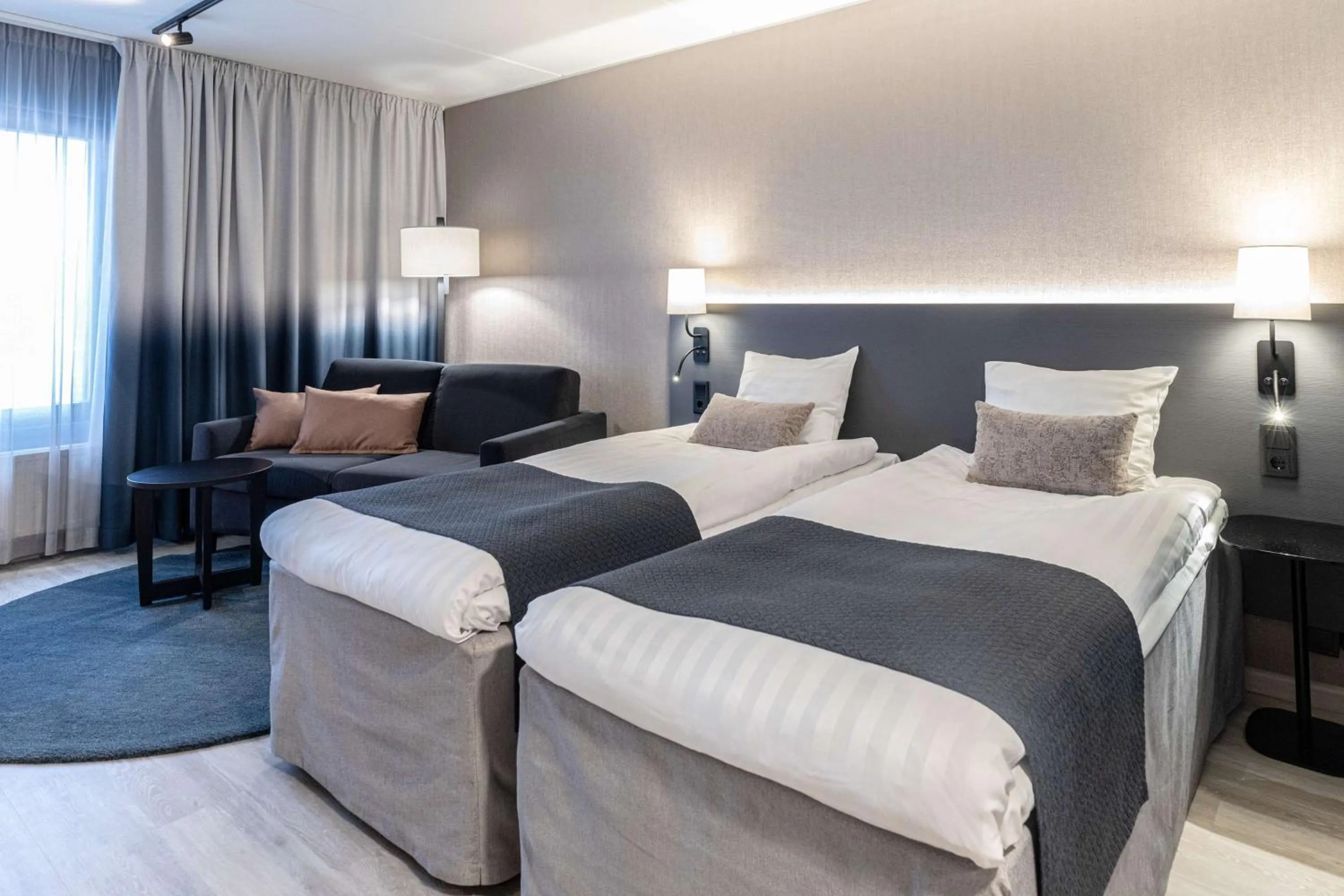 Bedroom, Bed in Scandic Jyväskylä Station