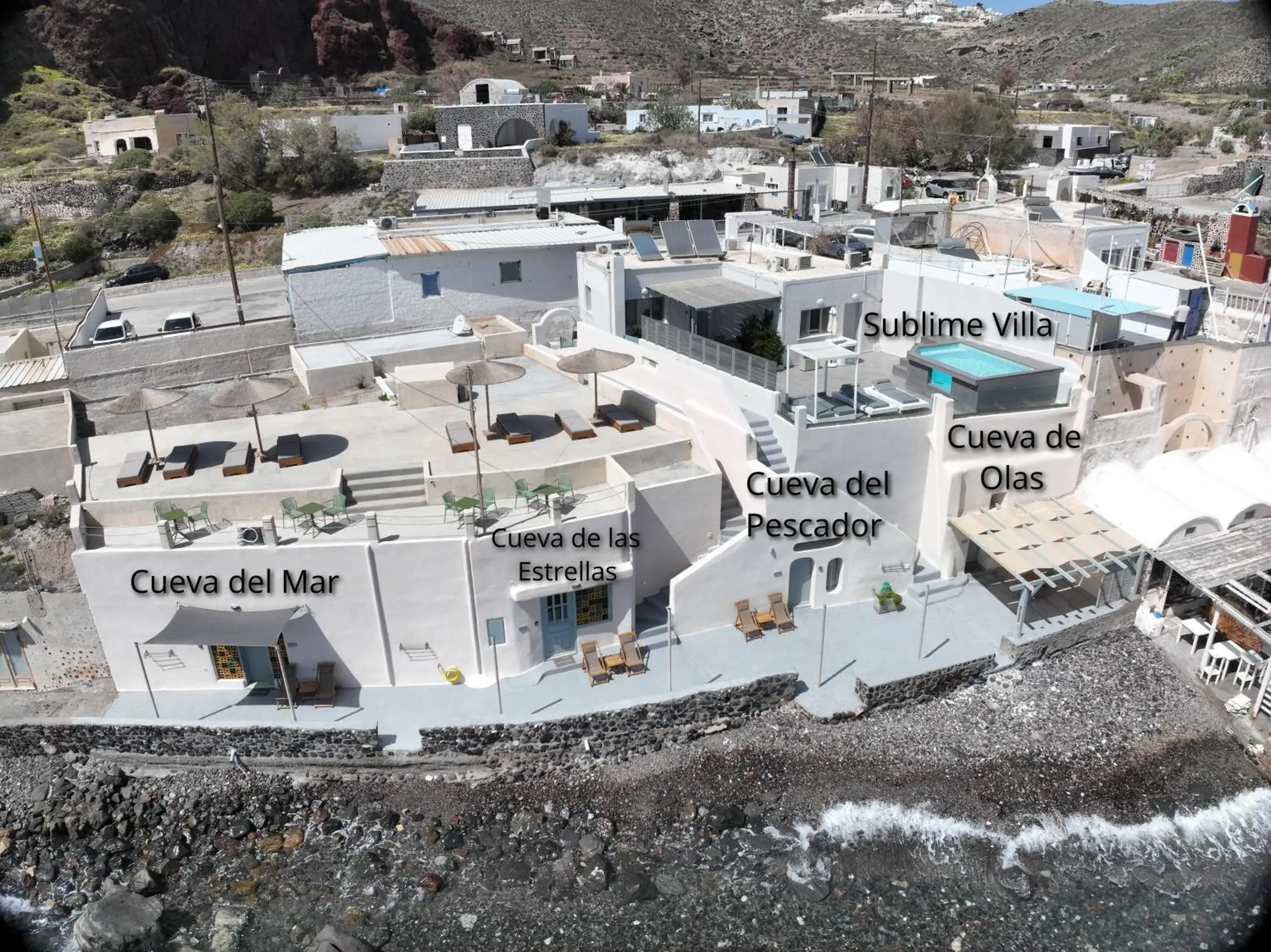 Property building in Sublime Villa & Caves Property building in Sublime Villa & Caves