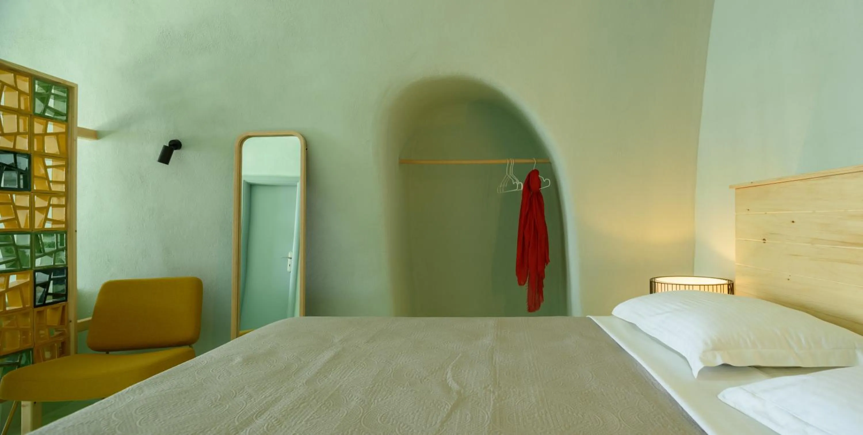 Bed in Sublime Villa & Caves