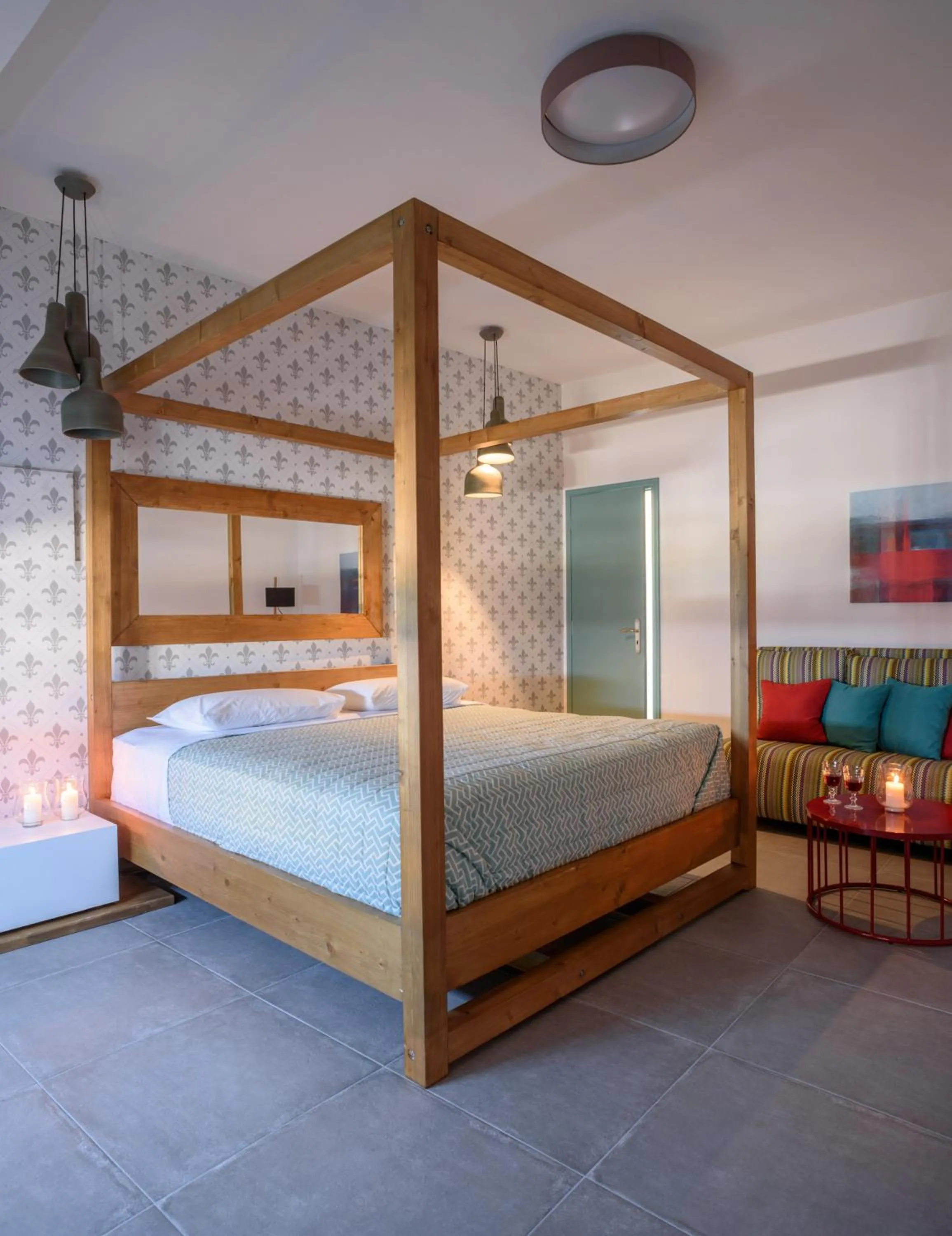 Photo of the whole room, Bed in Sublime Villa & Caves