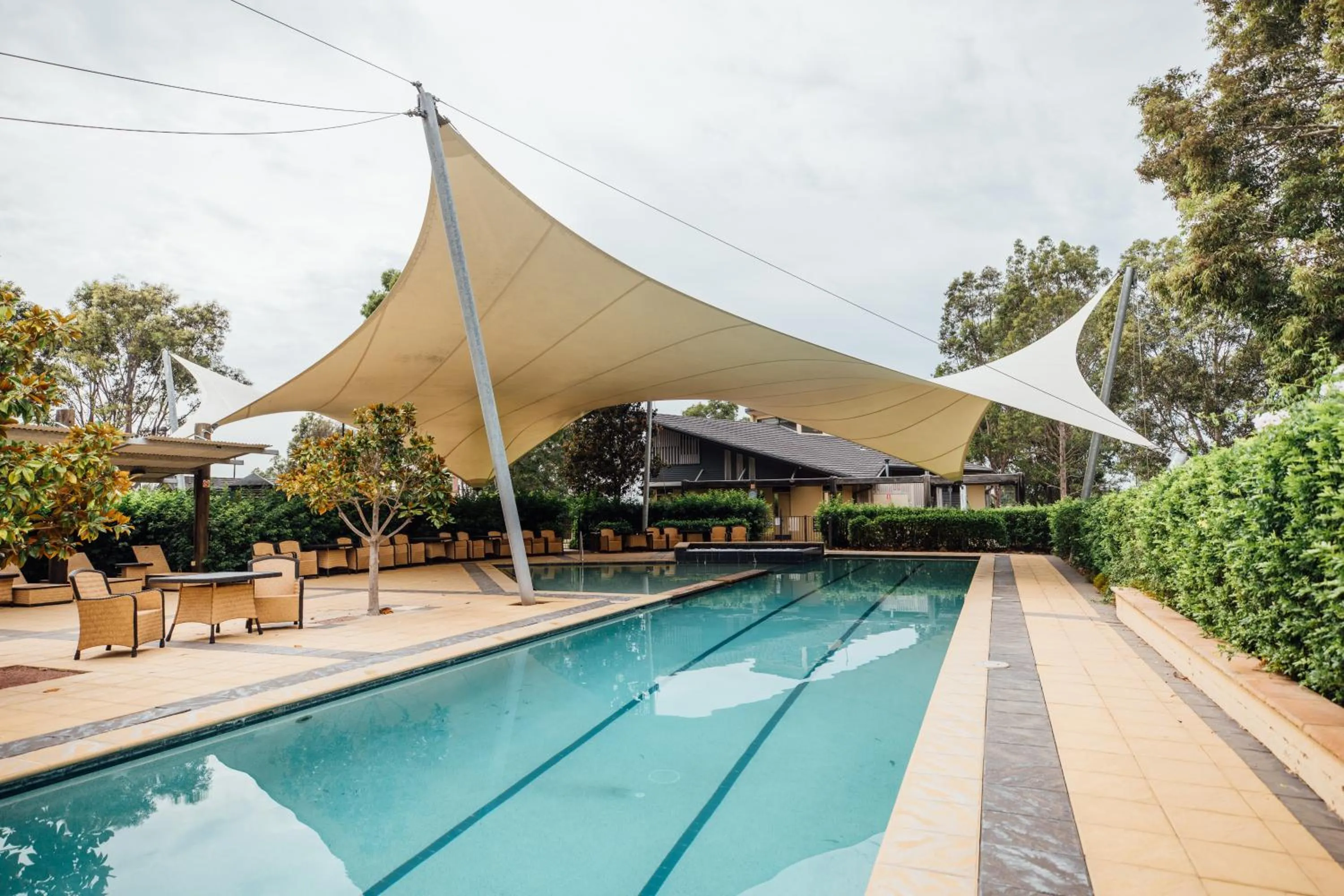 Swimming pool in Chateau Elan At The Vintage