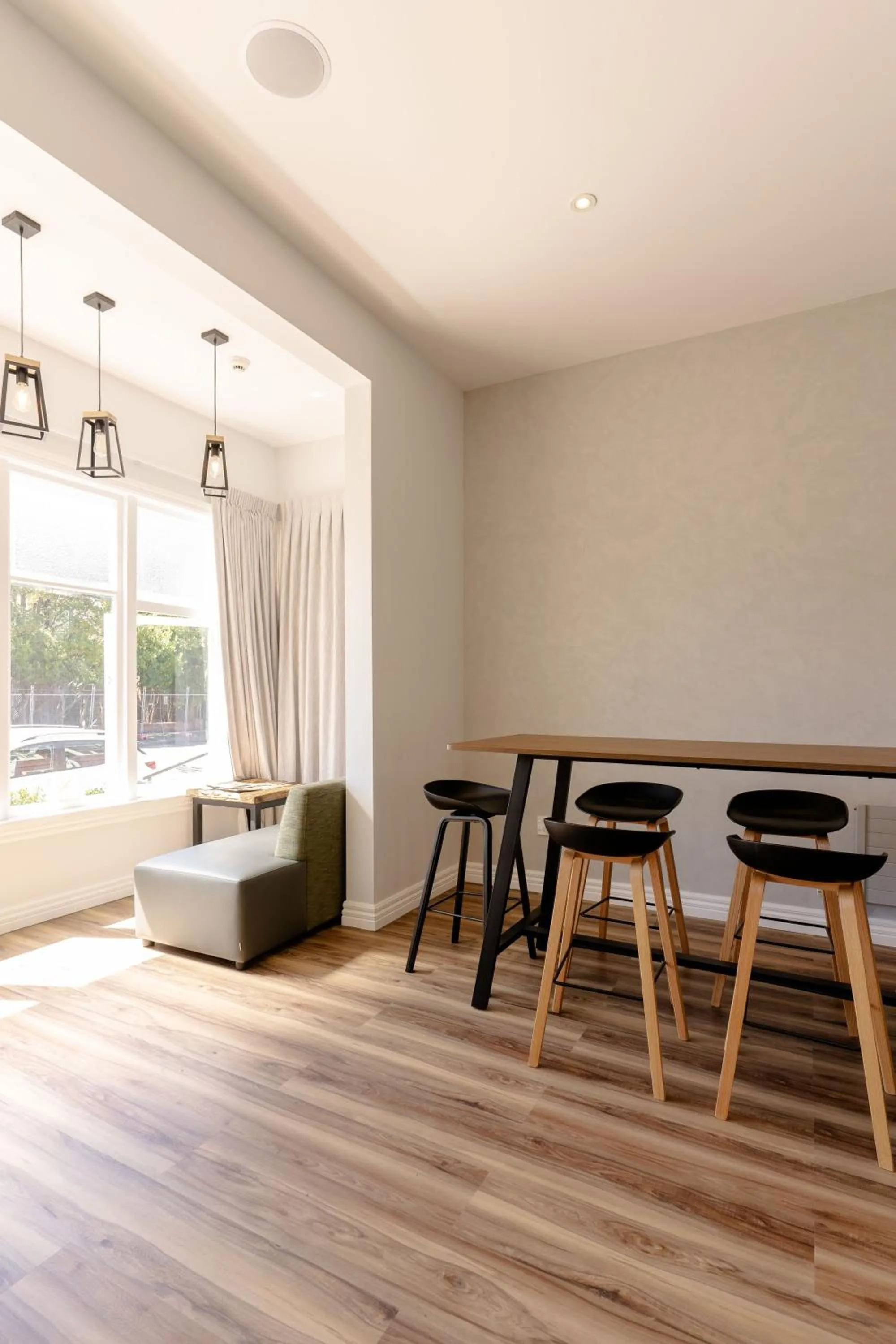 Seating area in Haka House Christchurch