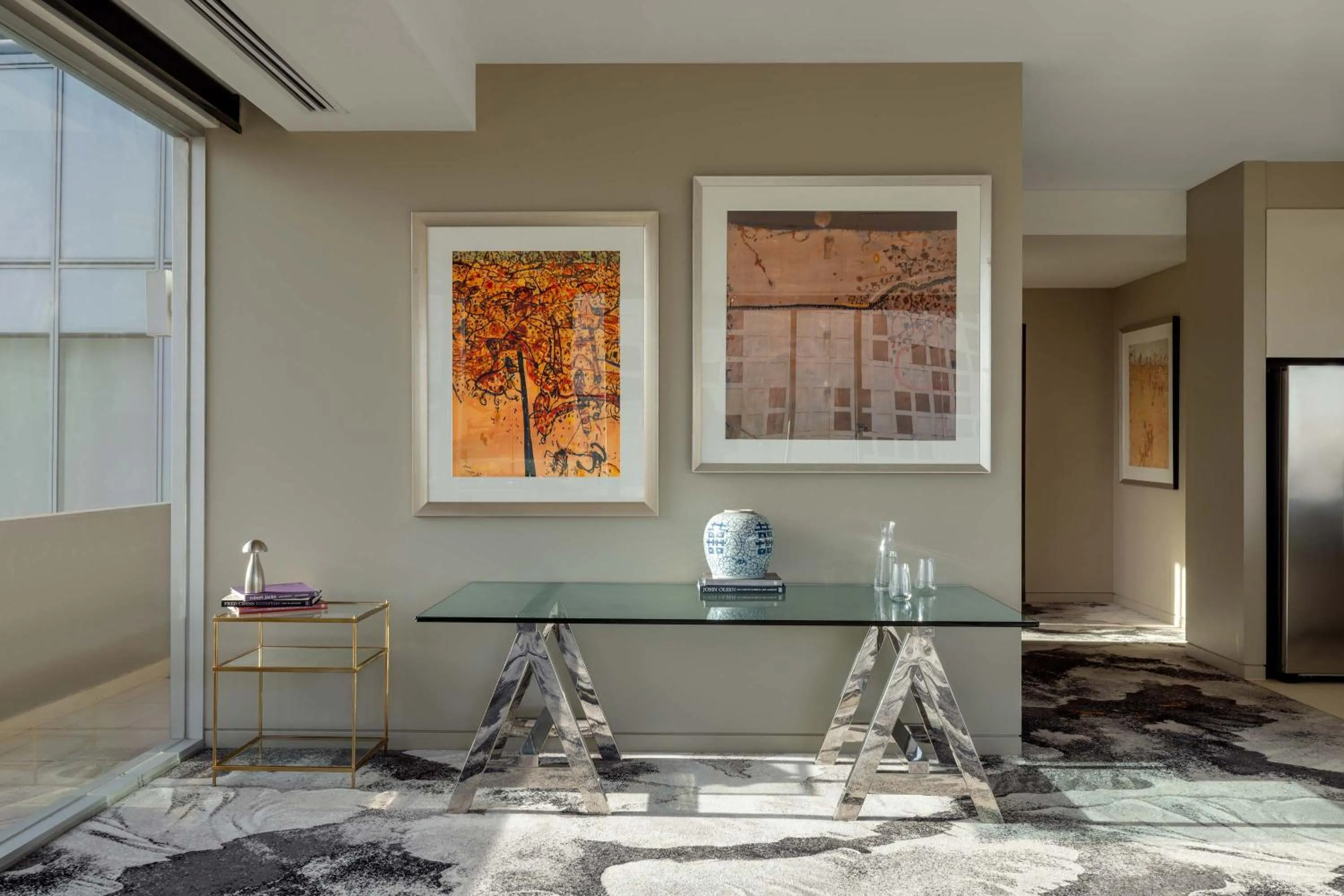 Living room in The Olsen Melbourne Art Series