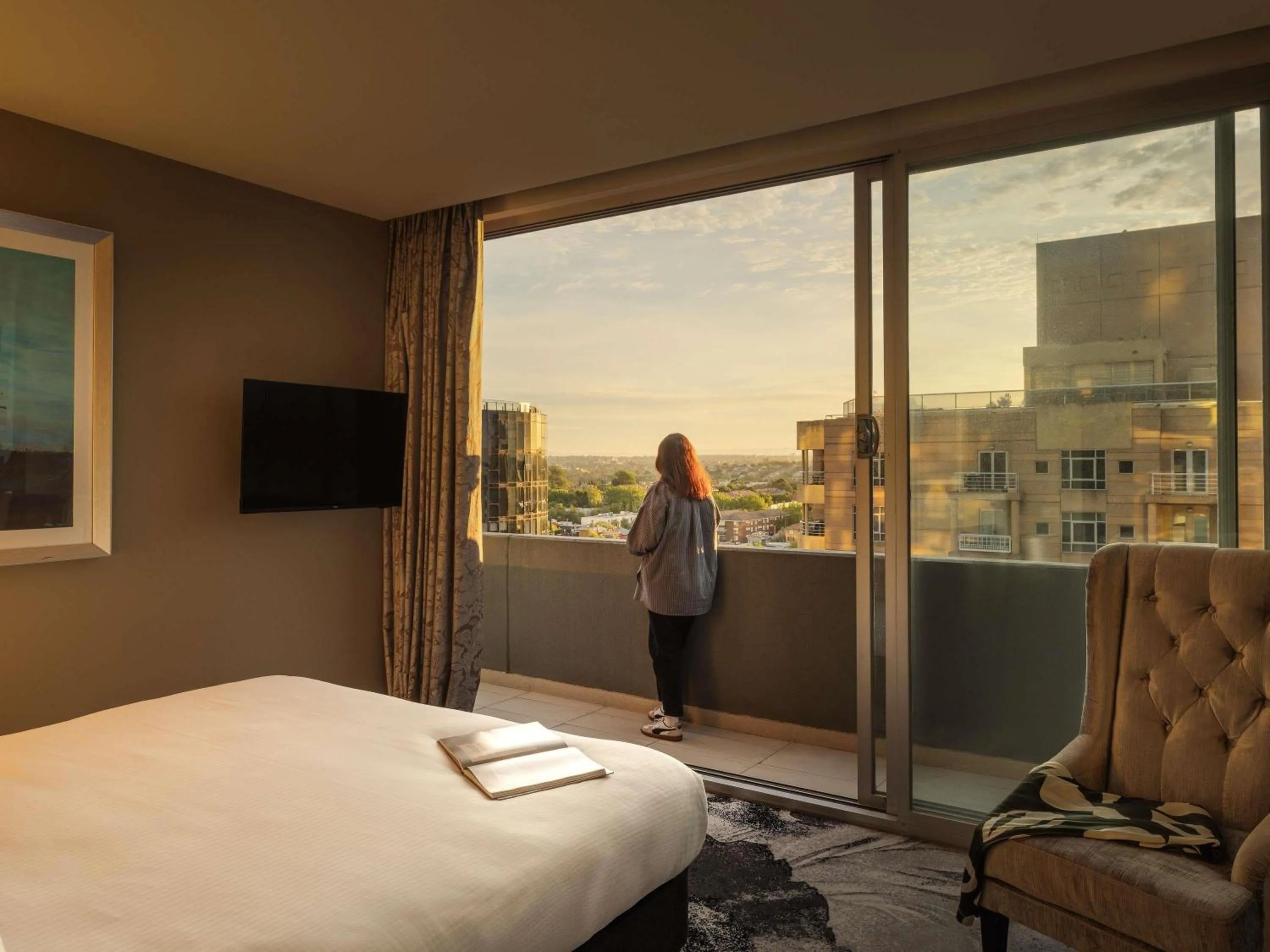 Bedroom, Bed in The Olsen Melbourne Art Series