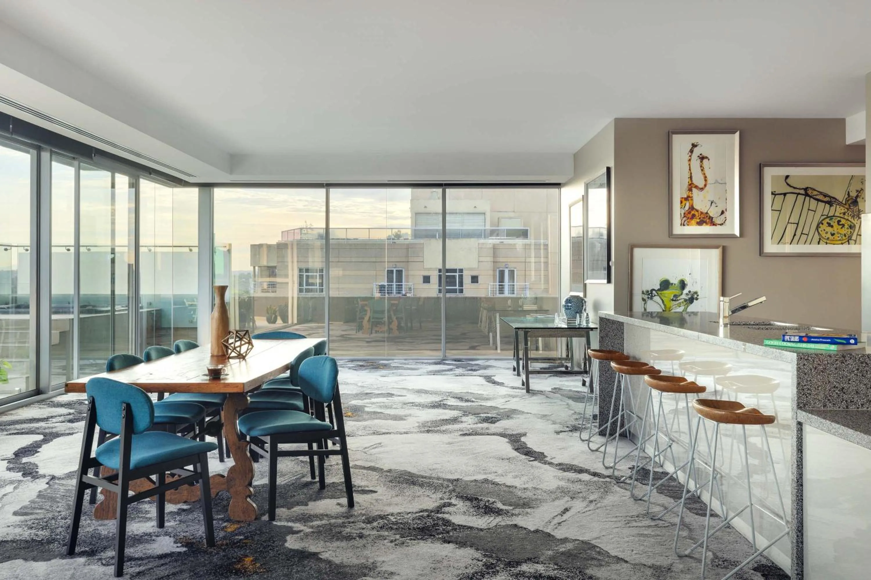 Living room in The Olsen Melbourne Art Series