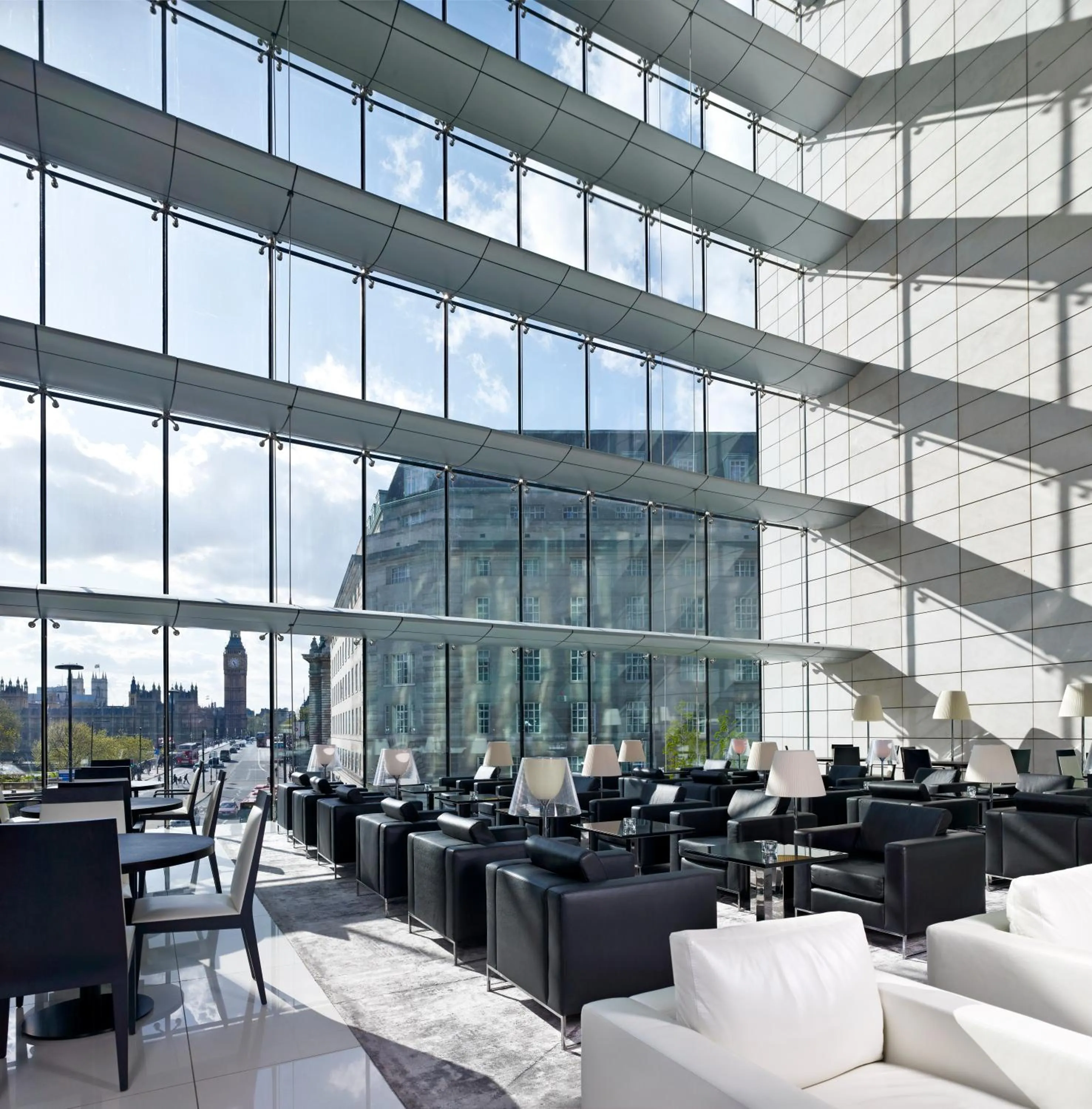 Communal lounge/ TV room in Park Plaza London Westminster Bridge