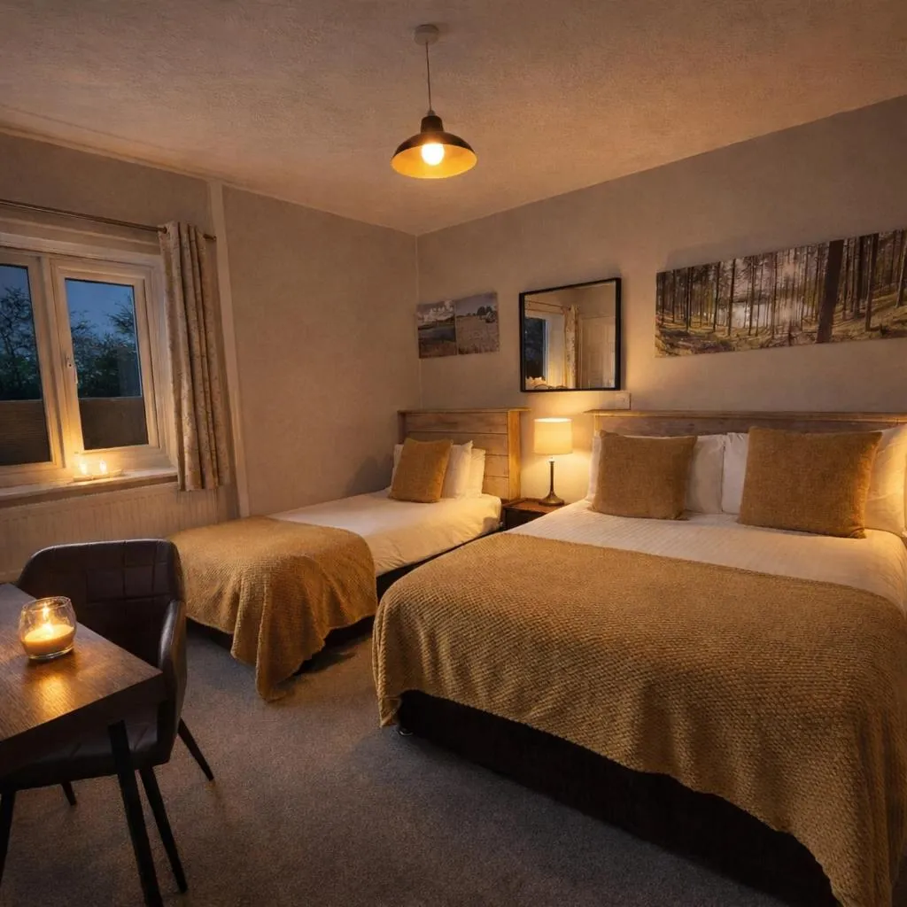 Bed in Grains Bar Hotel