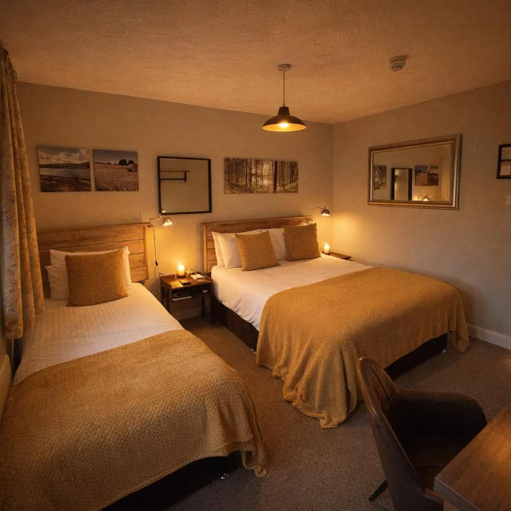 Bed in Grains Bar Hotel